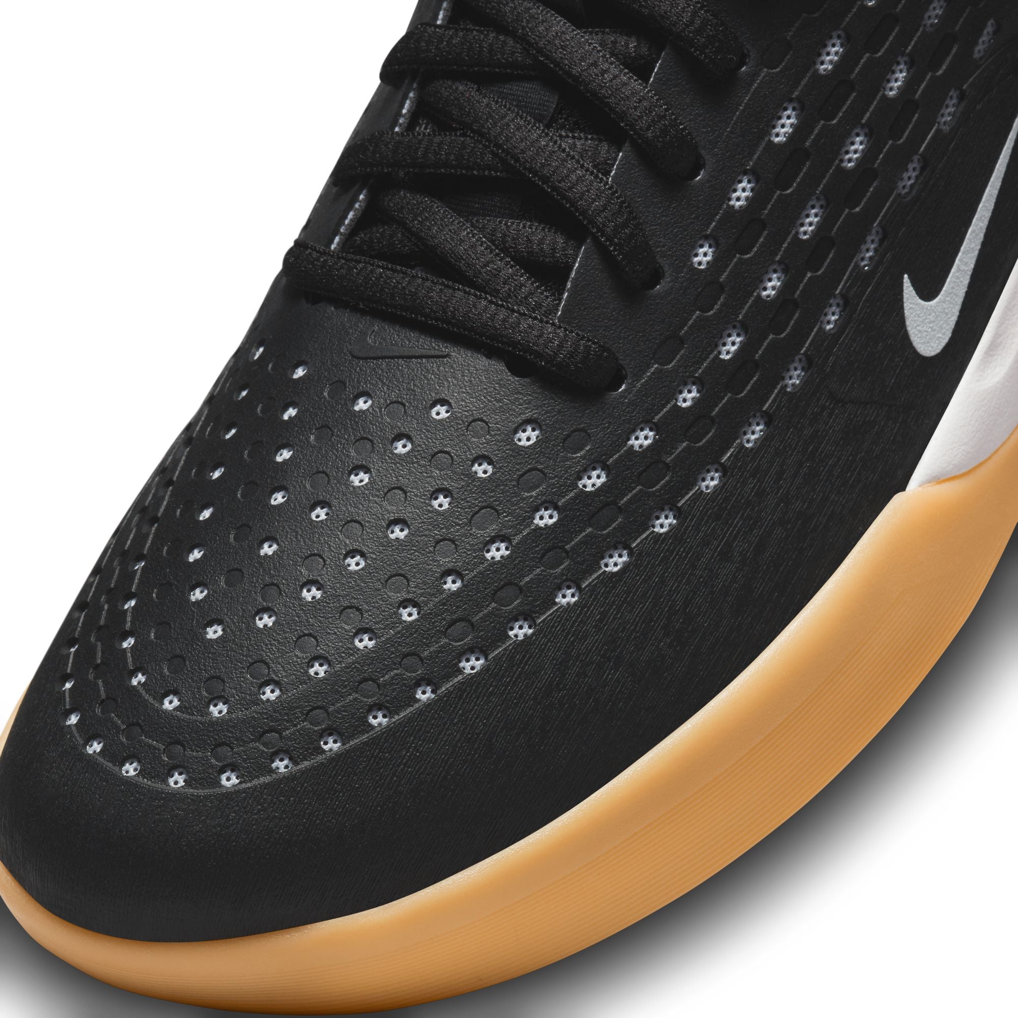 Black/Gum Nyjah 3 Nike SB Skate Shoe Detail