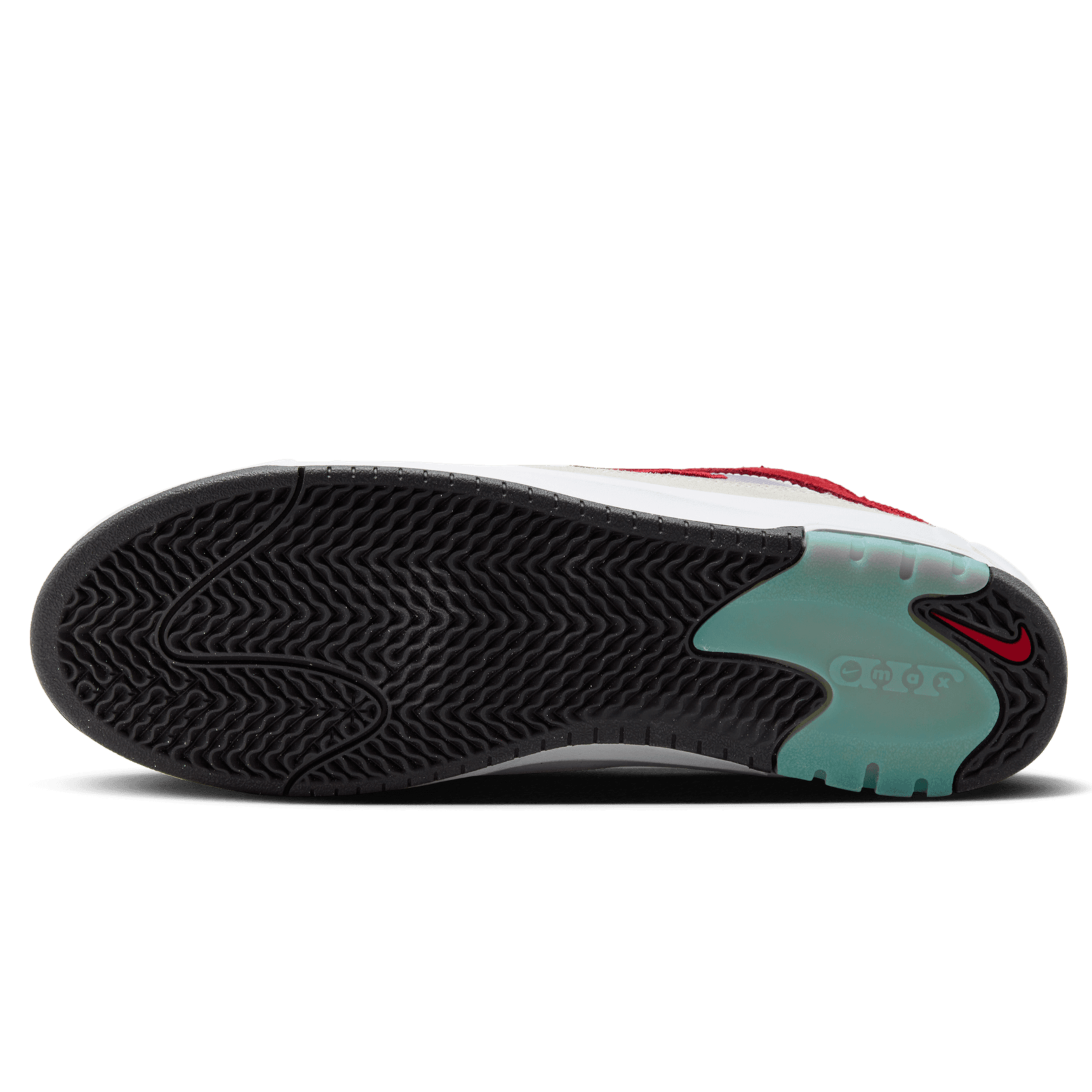 White/Varsity Red Air Max Ishod Wair Nike SB Skate Shoe Bottom