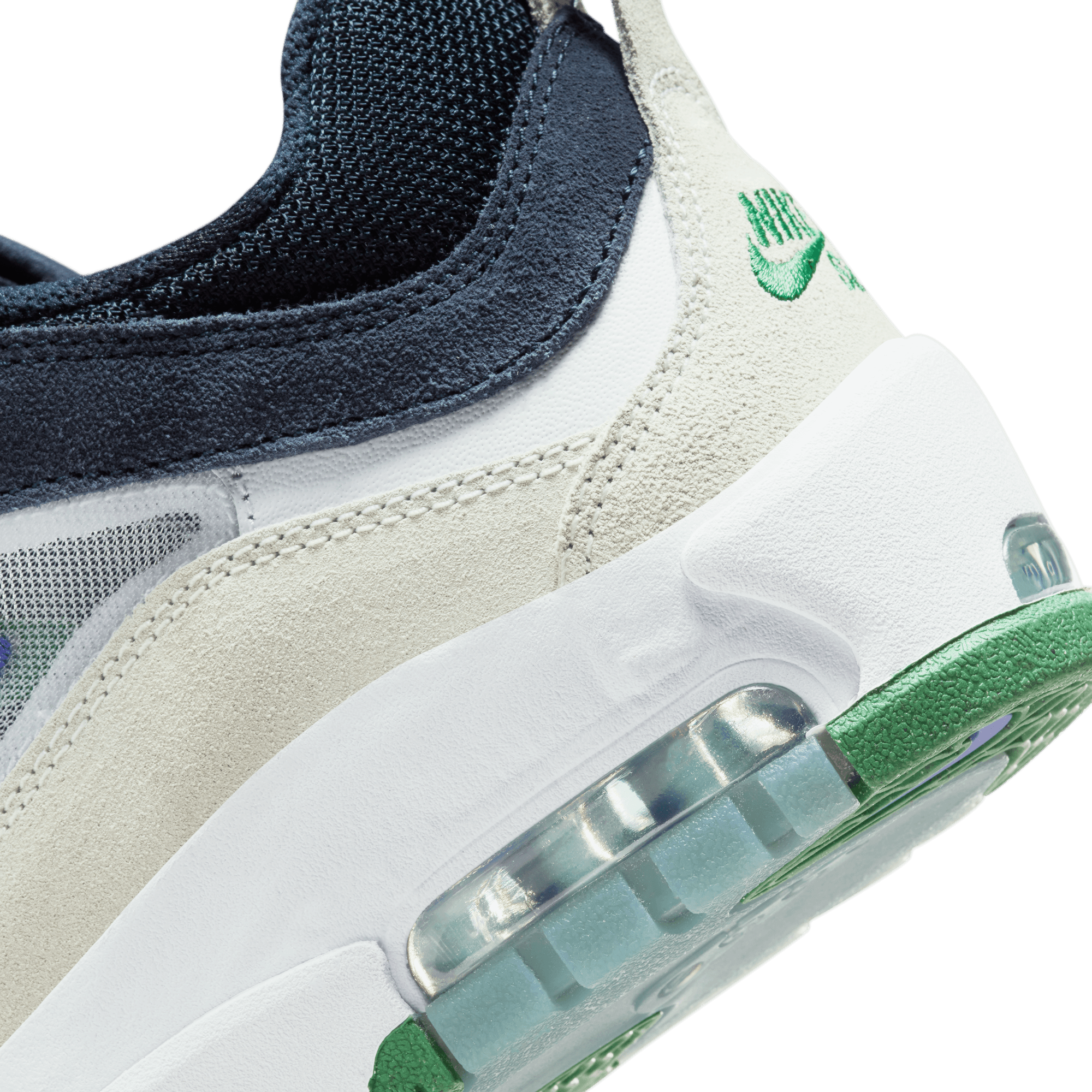White/Obsidian Air Max Ishod Wair Nike SB Skate Shoe Detail