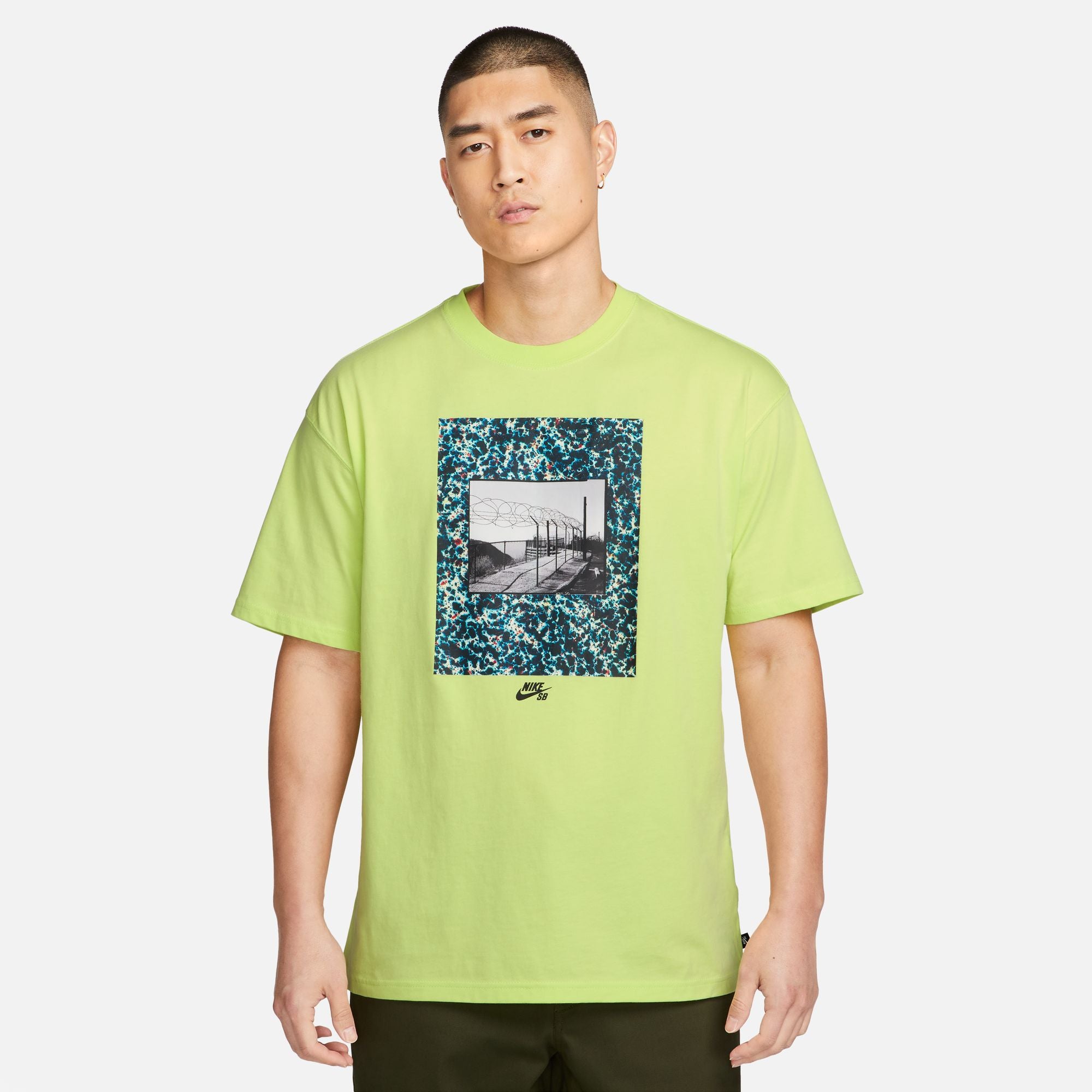 Light Lemon Twist Barbed Wire Nike SB T-Shirt