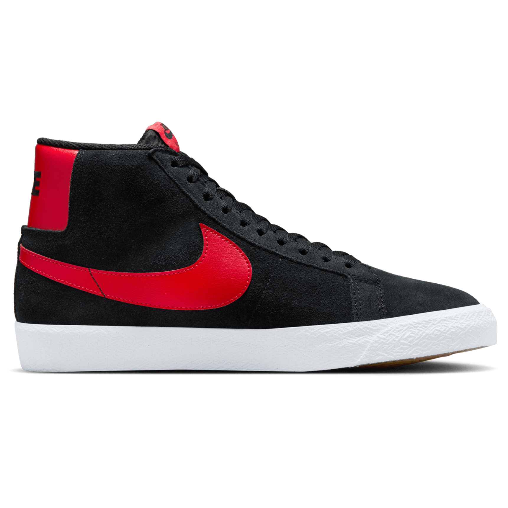 Nike SB Blazer Mid Skate Shoe Black University Red Black White