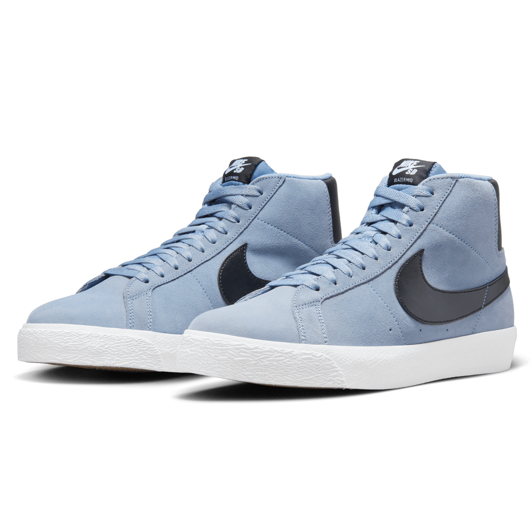 Ashen Slate Blazer Mid Nike SB Skate Shoe Front