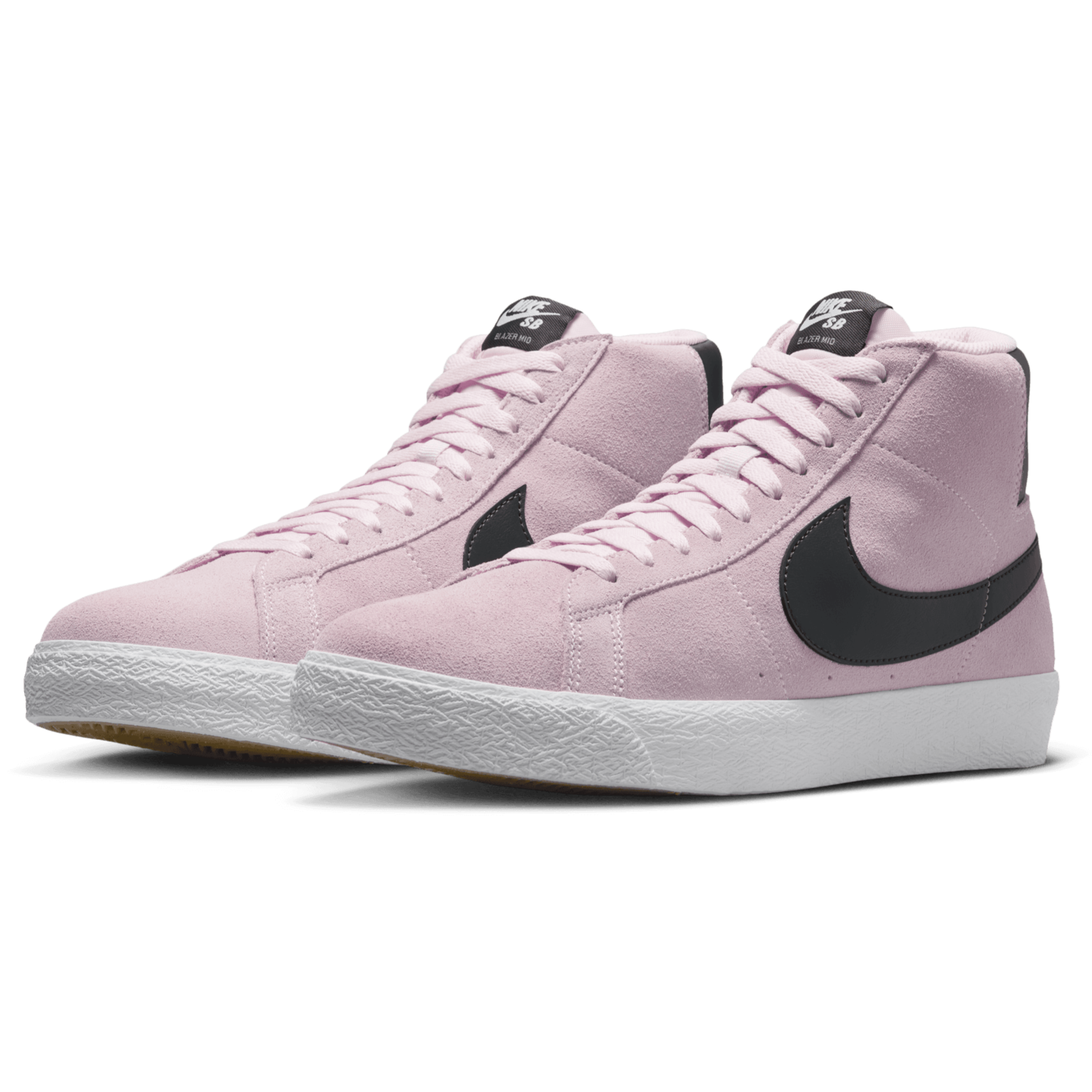 Pink Foam Blazer Mid Nike SB Skate Shoe Front