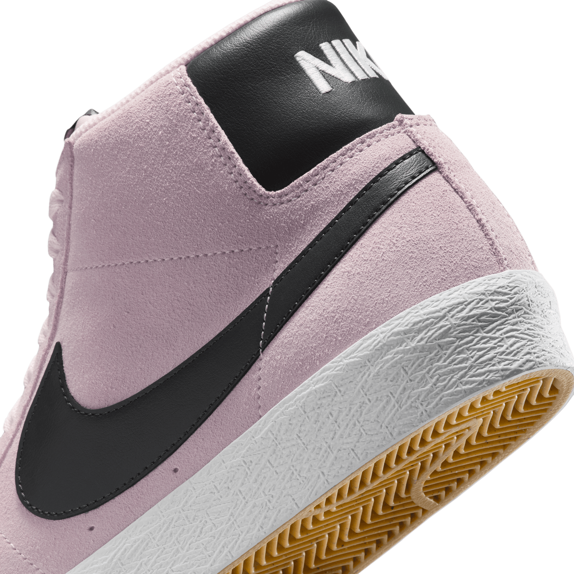 Pink Foam Blazer Mid Nike SB Skate Shoe Detail