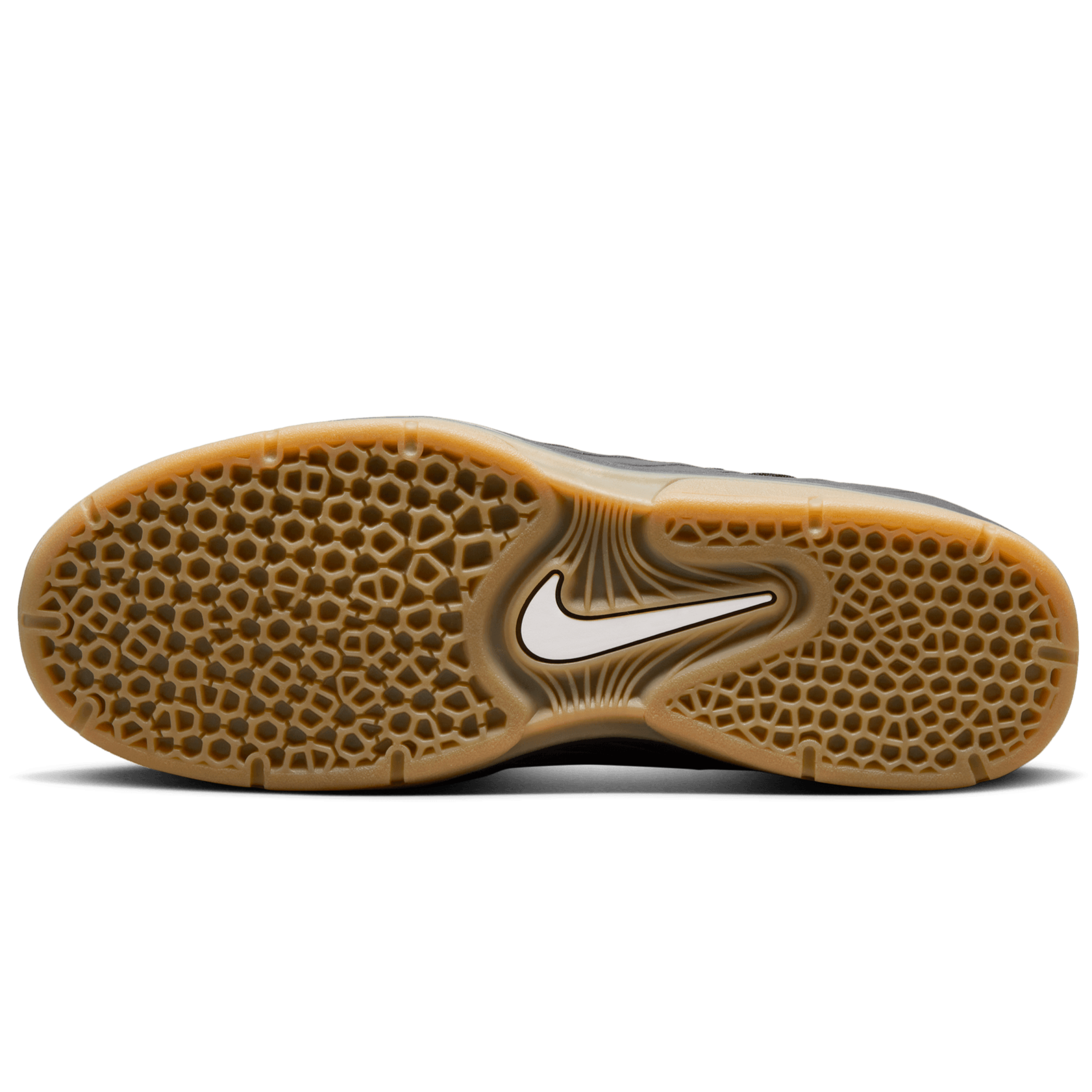 Black/Gum Vertebrae Nike SB Skate Shoe Bottom
