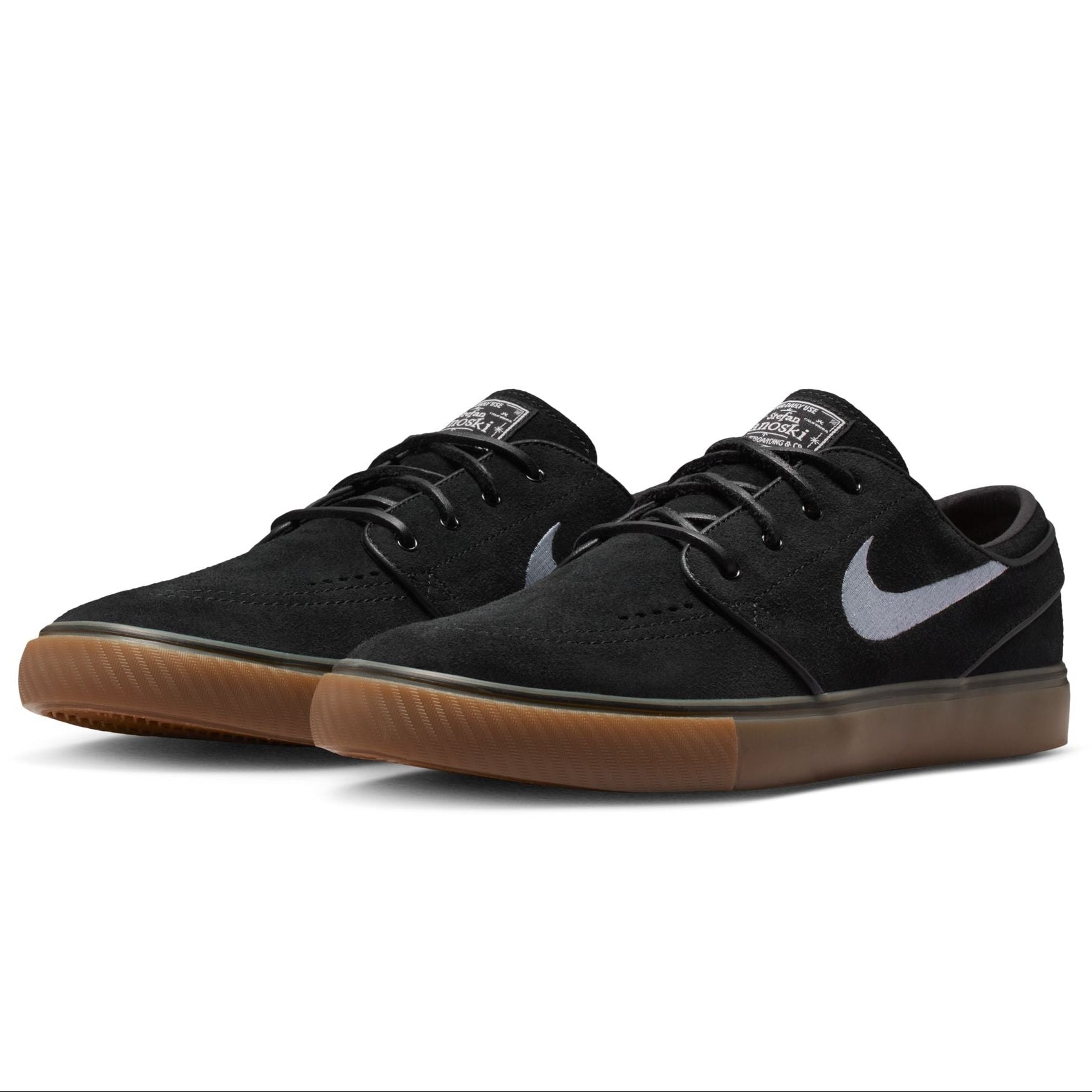 Black/Gum Nike SB Janoski OG+ Skate Shoe Front