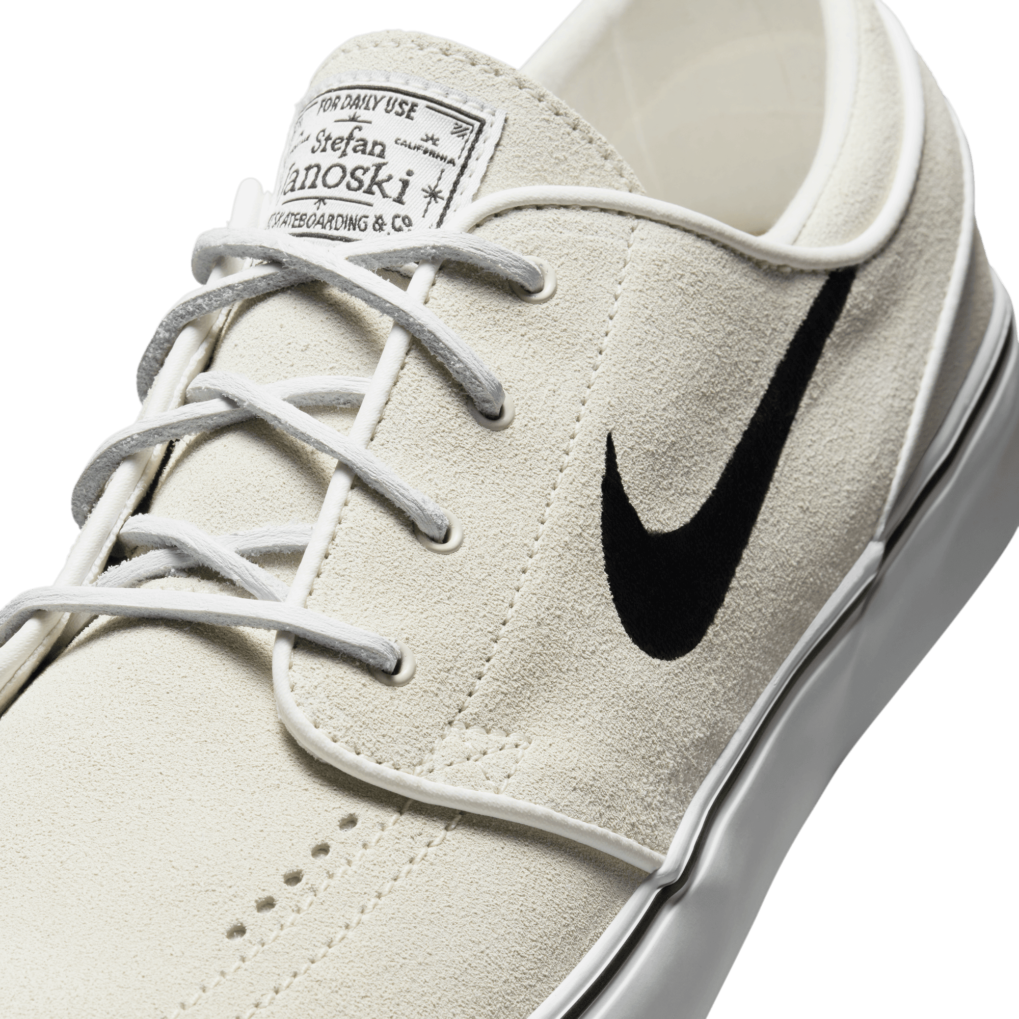 Summit White OG+ Nike SB Janoski Skate Shoe Detail