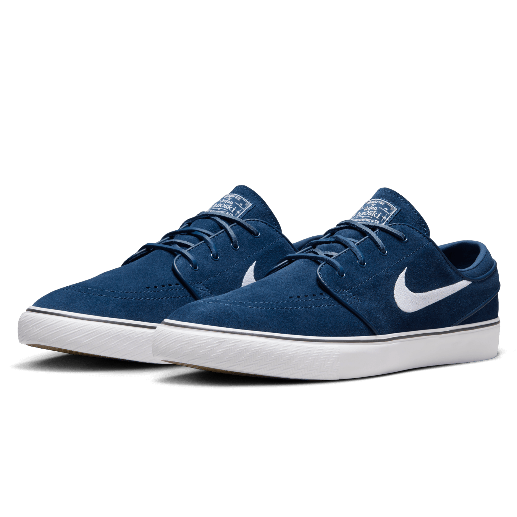 Navy/White Janoski+ Nike SB Skate Shoe Front