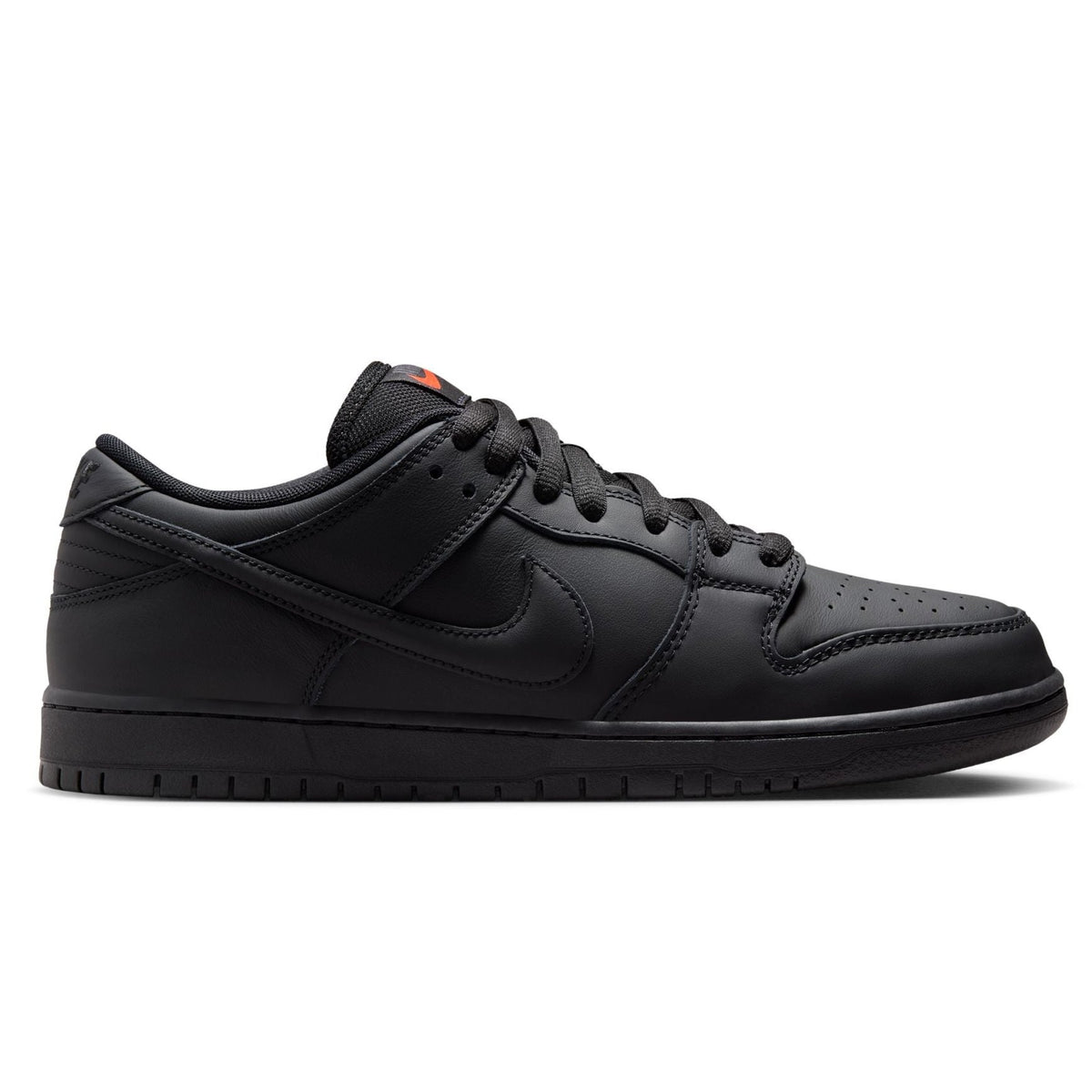Nike SB Dunk Low Pro ISO Skateboard Shoe - Black/Black-Black-Black