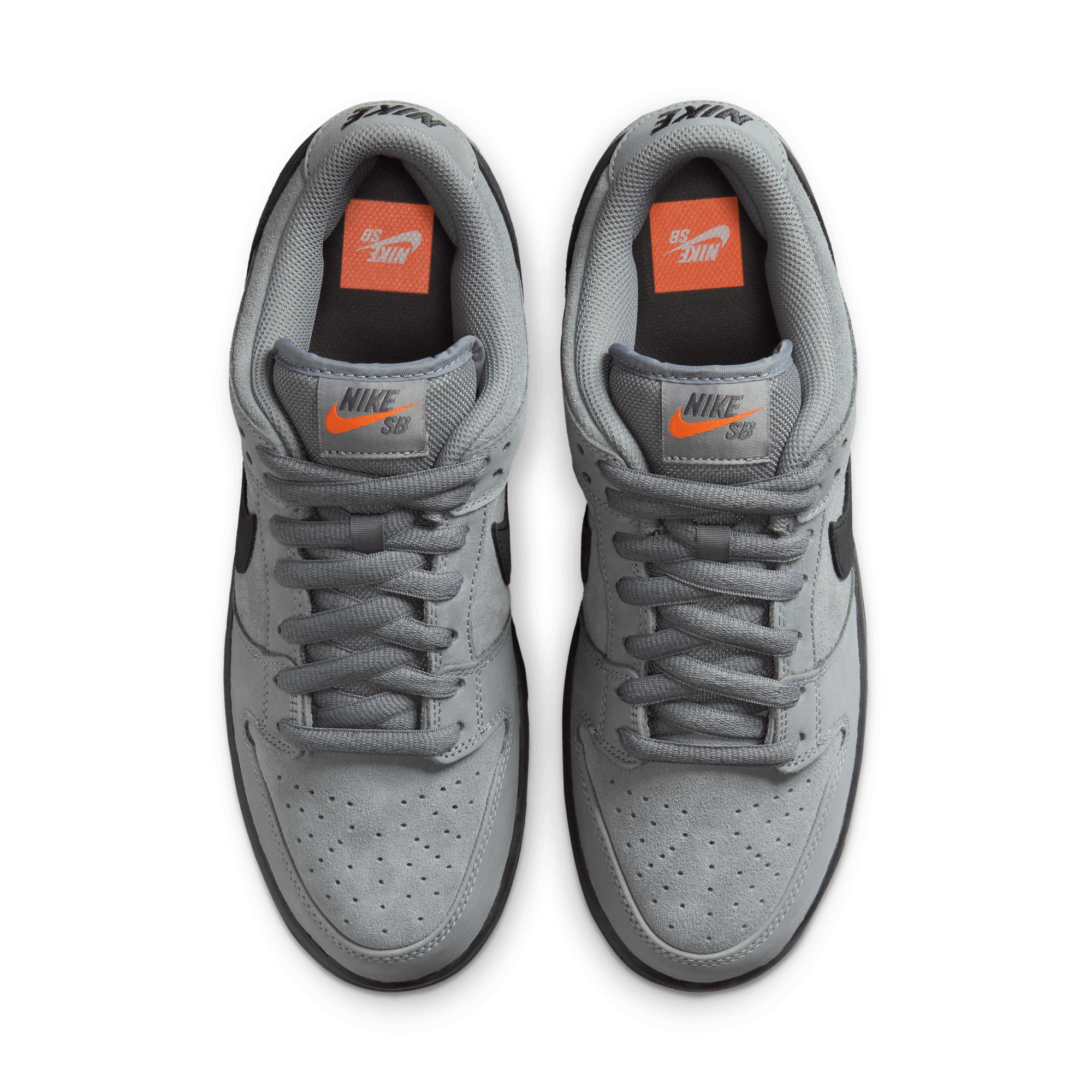 Cool Grey ISO Dunk Low Pro Nike SB Skate Shoe Top