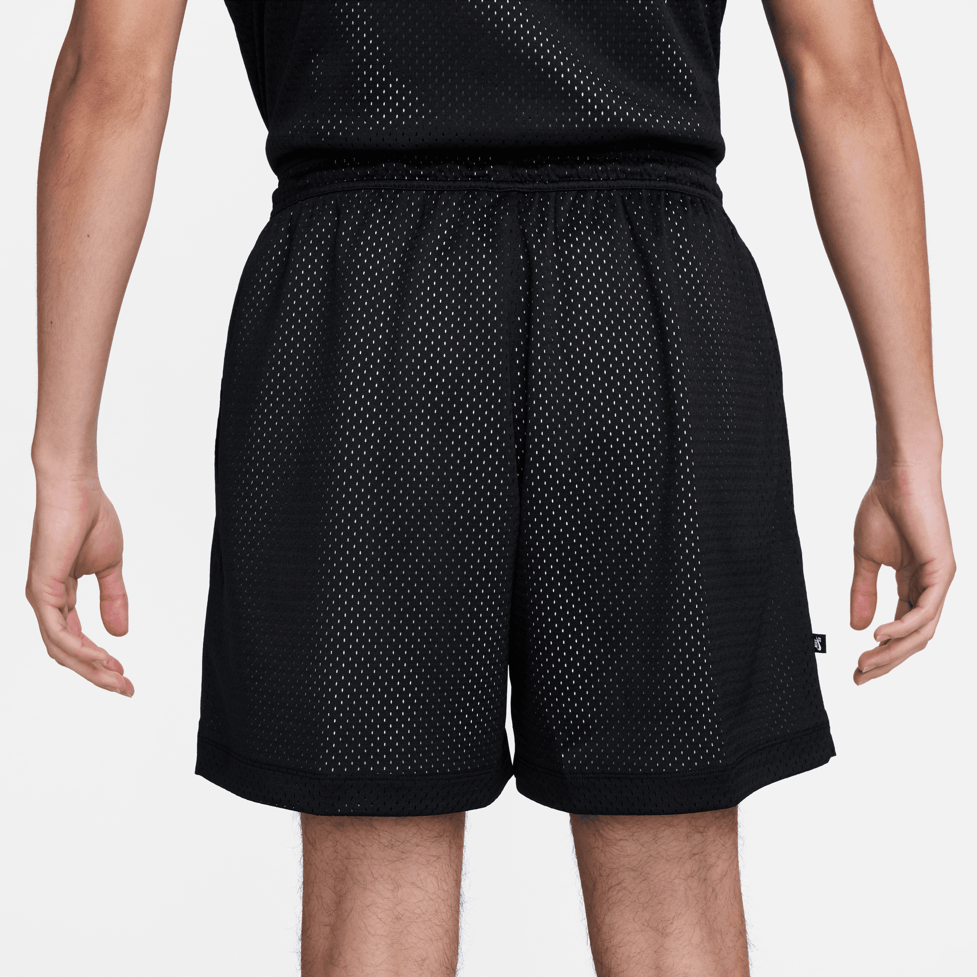 Black/White Reversible Nike SB Basketball Shorts Back
