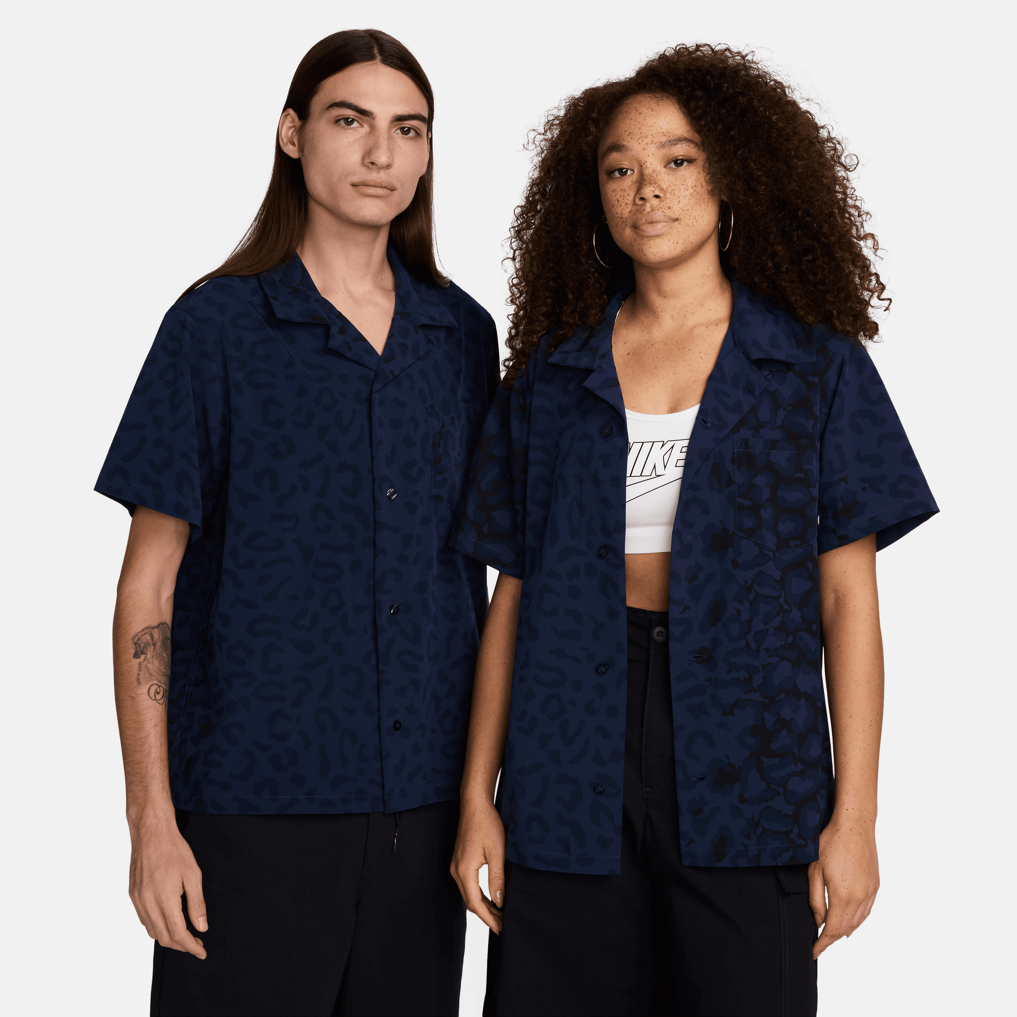 Midnight Navy Bowler Nike SB Button Up