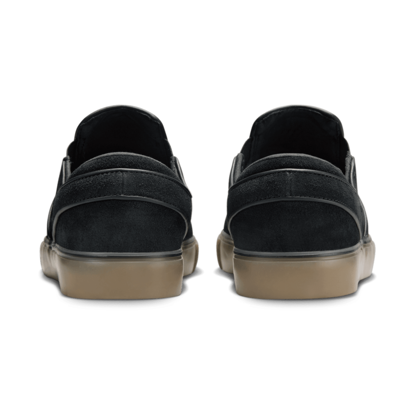 Black/Gum Janoski OG+ Nike SB Slip On Skate Shoe Back