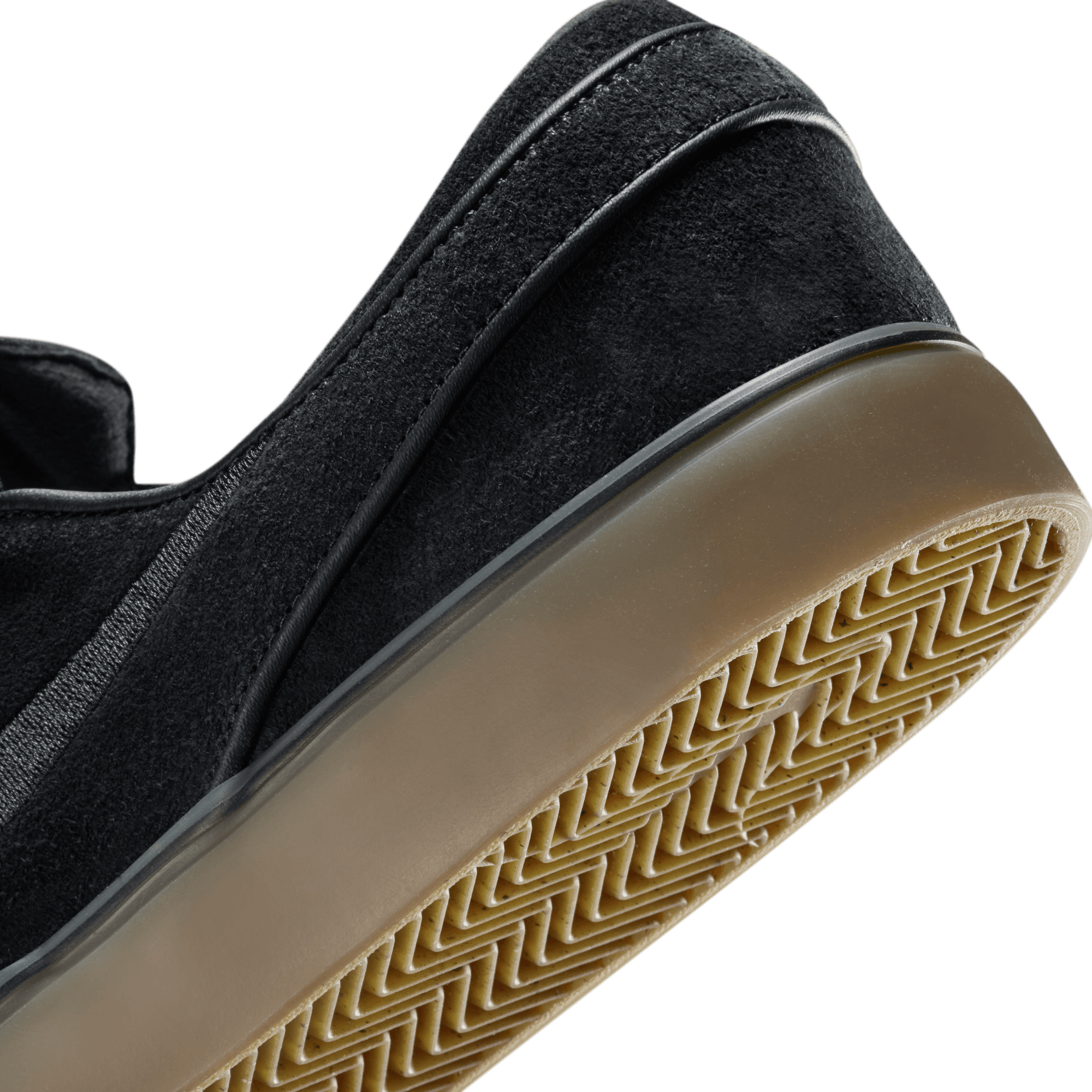 Black/Gum Janoski OG+ Nike SB Slip On Skate Shoe Detail