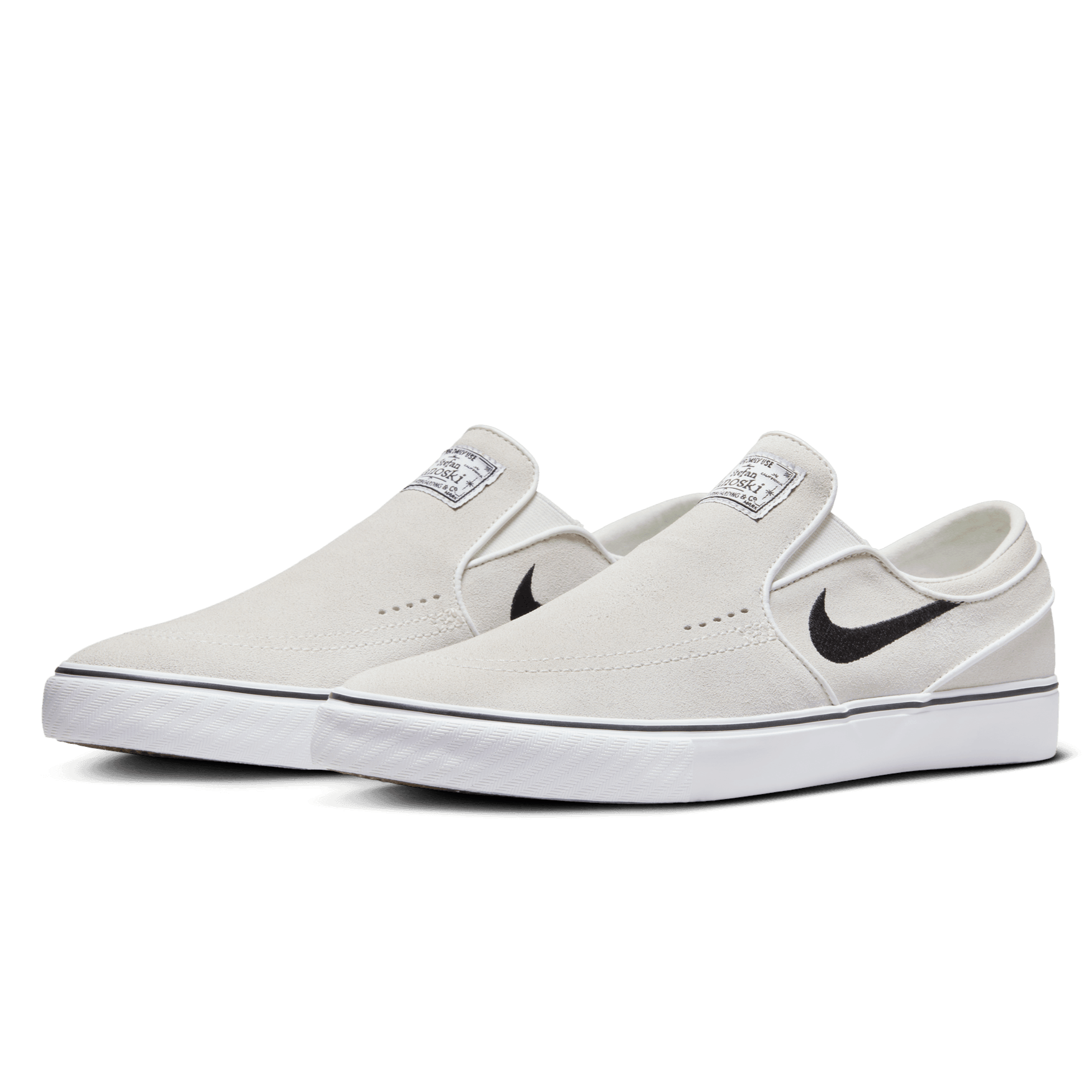 Summit White Janoski+ Slip On Nike SB Skate Shoe Front