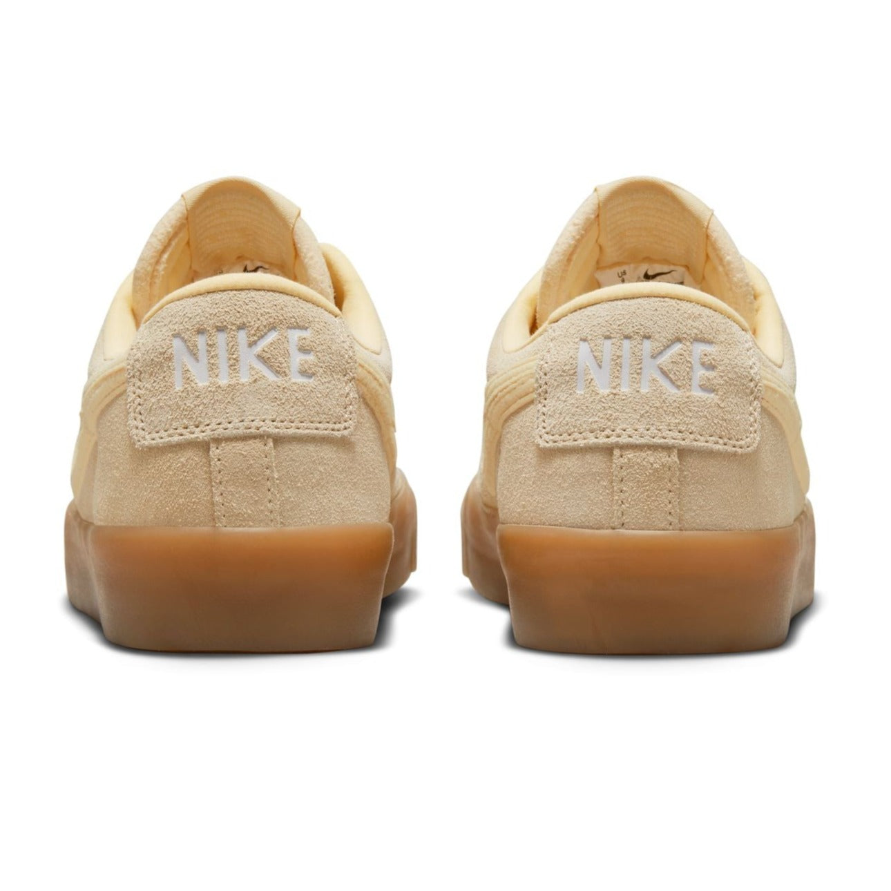 Pale Vanilla Premium GT Blazer Low Nike SB Skate Shoe Back