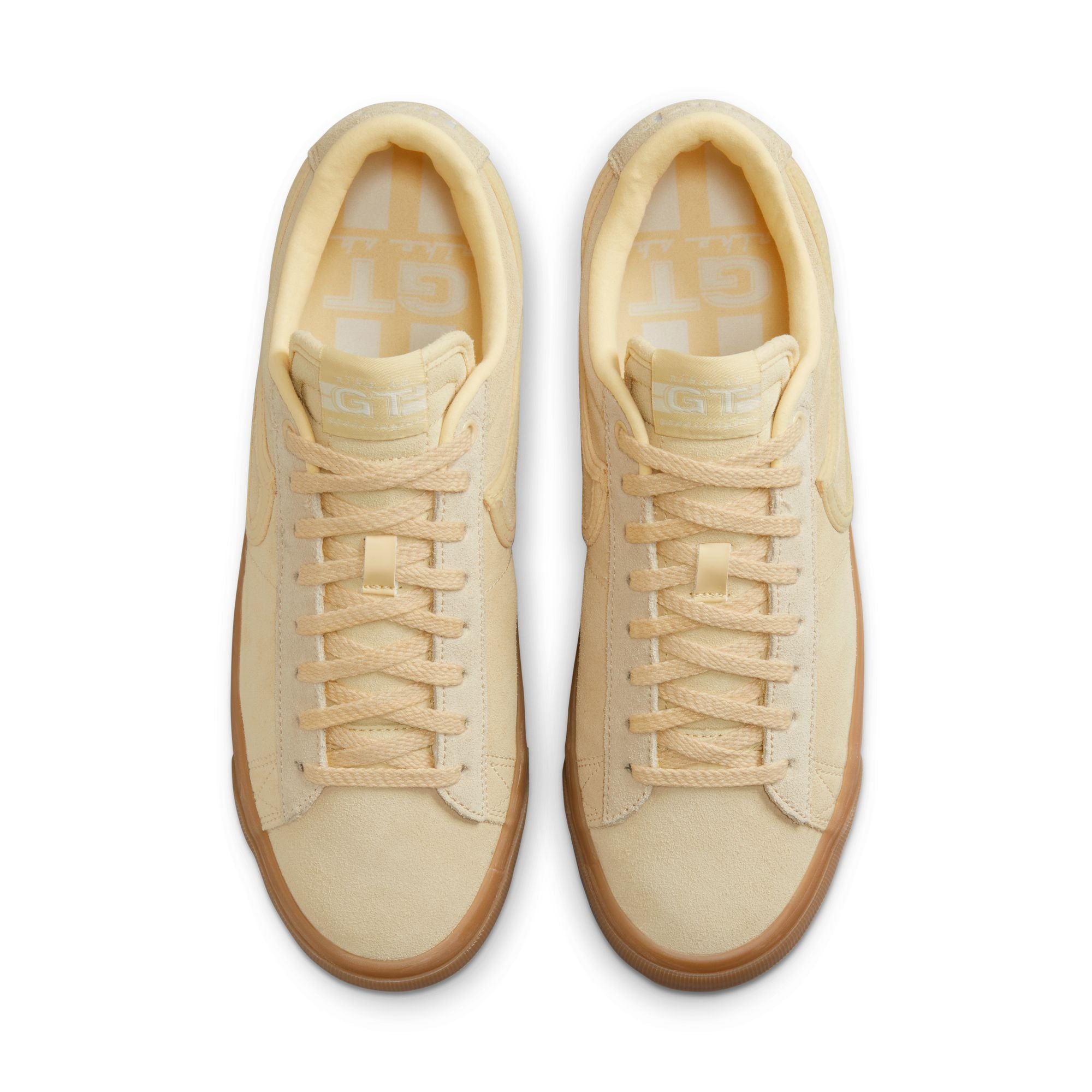 Pale Vanilla Premium GT Blazer Low Nike SB Skate Shoe Top