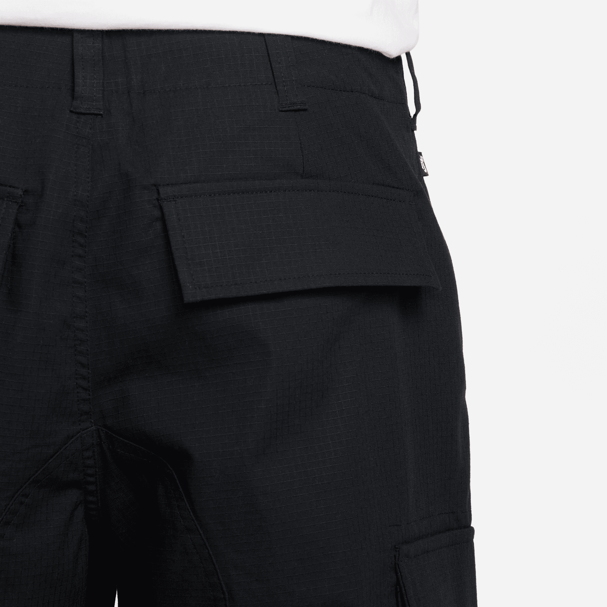 Black Kearny Nike SB Cargo Skate Pants Detail