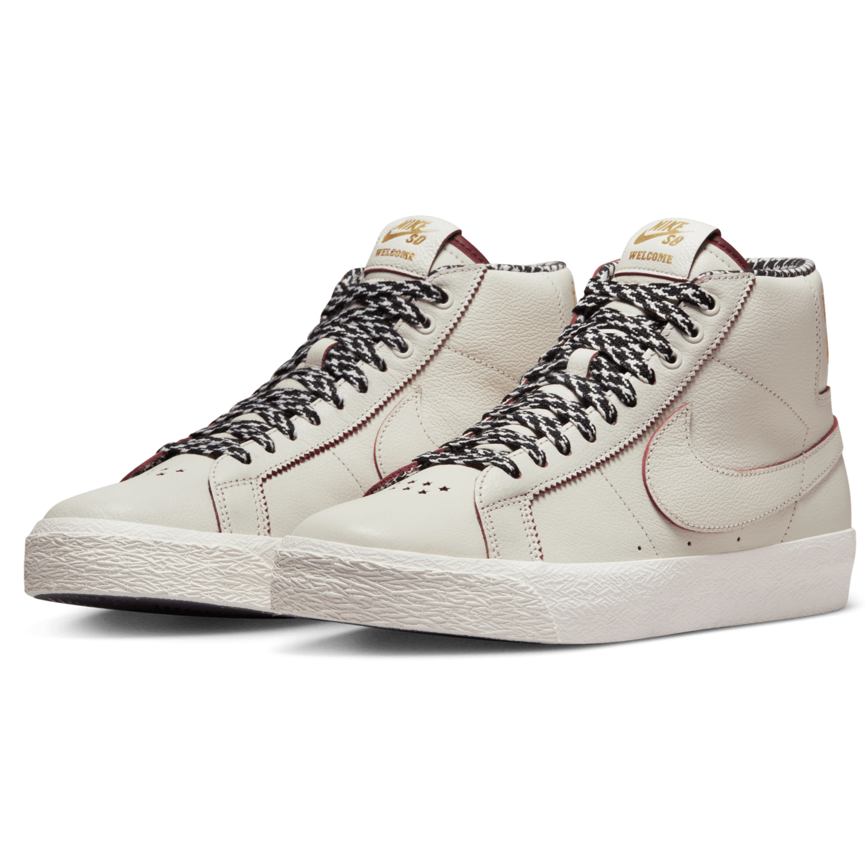 Welcome Madrid Nike SB Blazer Mid Skate Shoe Front