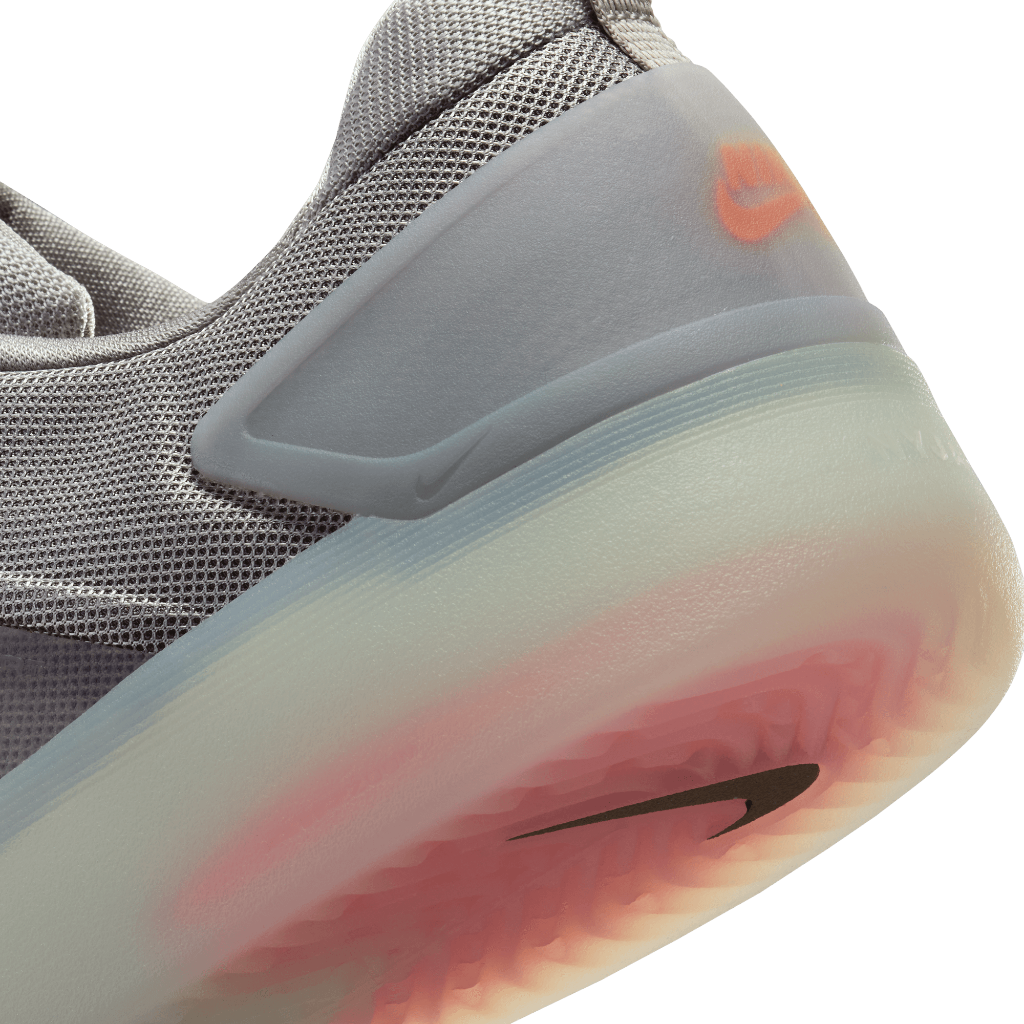College Grey Nyjah 4 Nike SB Skate Shoe Detail