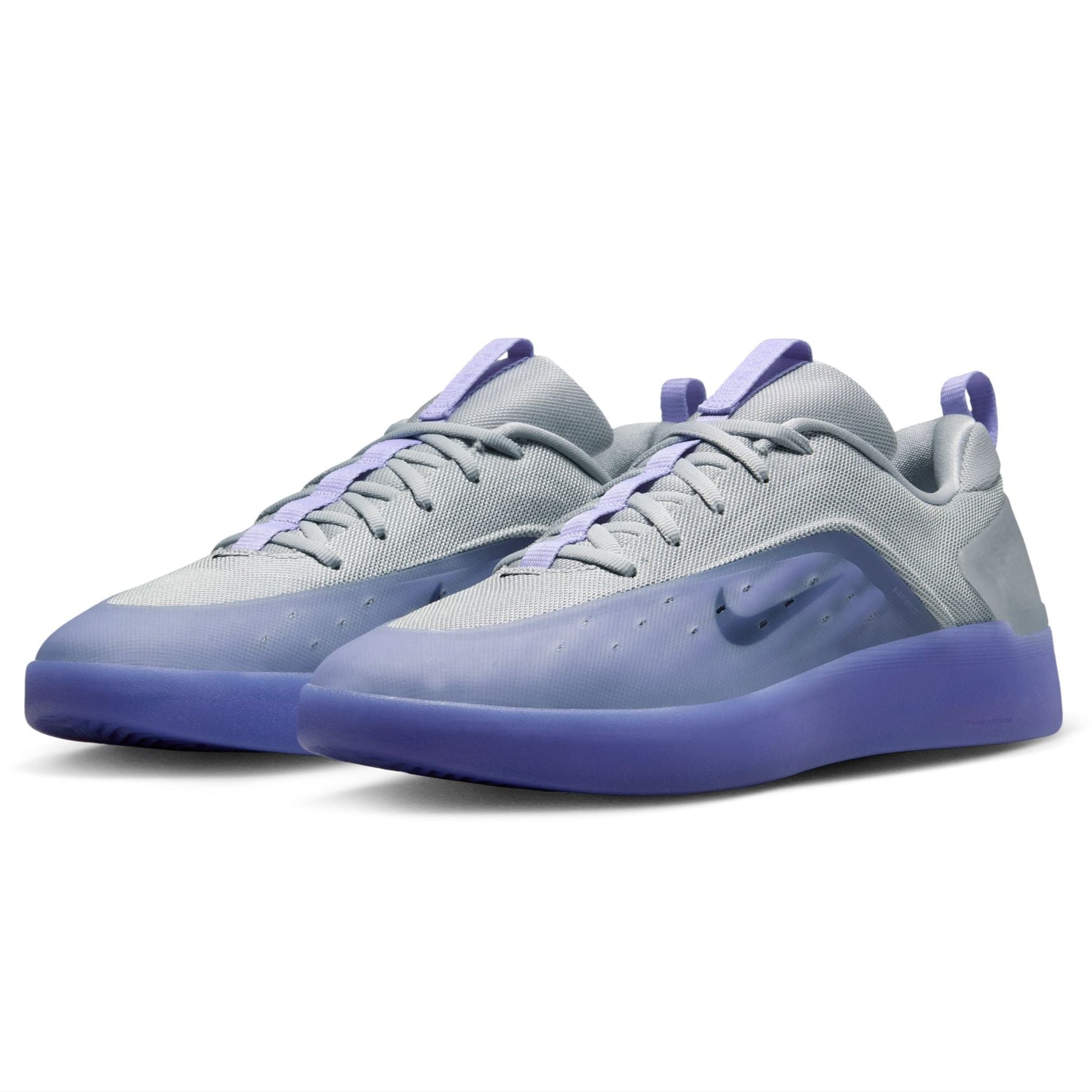 Light Thistle Nyjah 4 Nike SB Skate Shoe Front