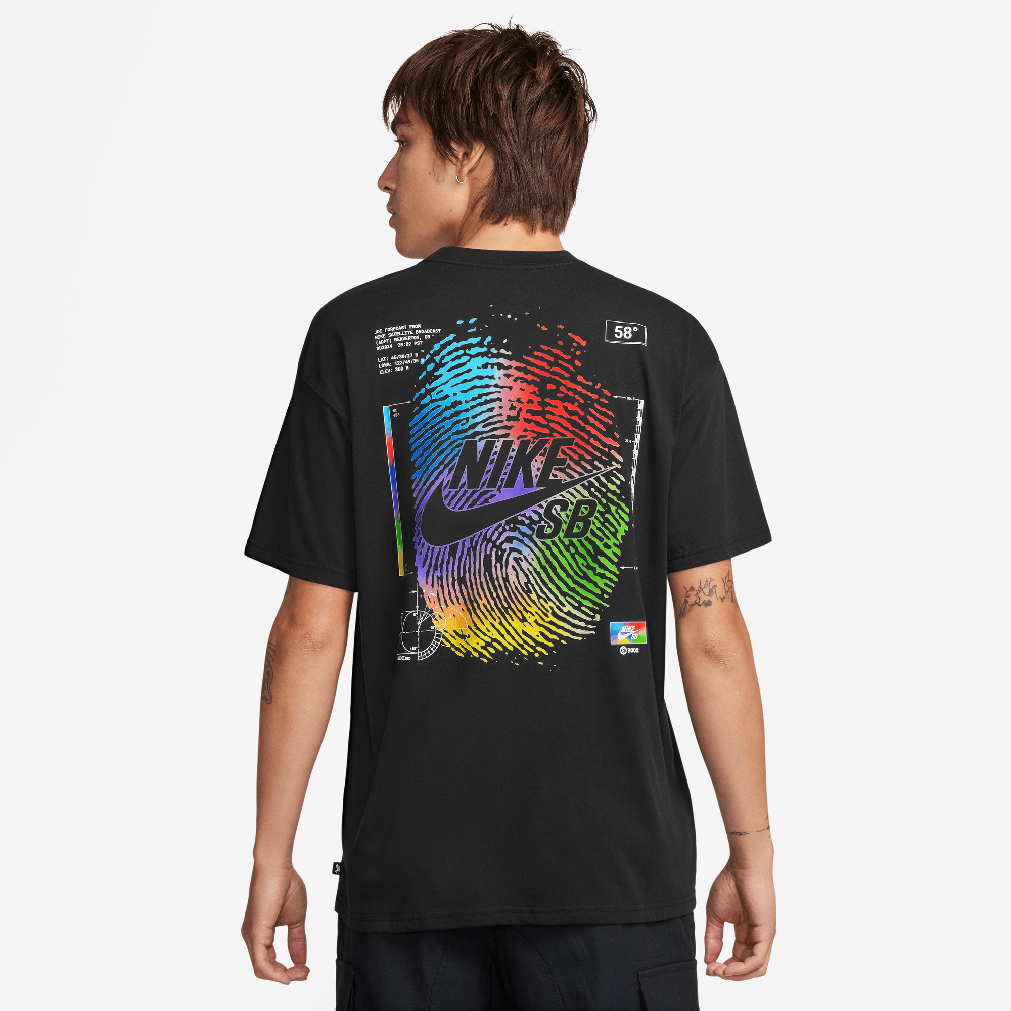 Thumbprint Nike SB T-Shirt Back