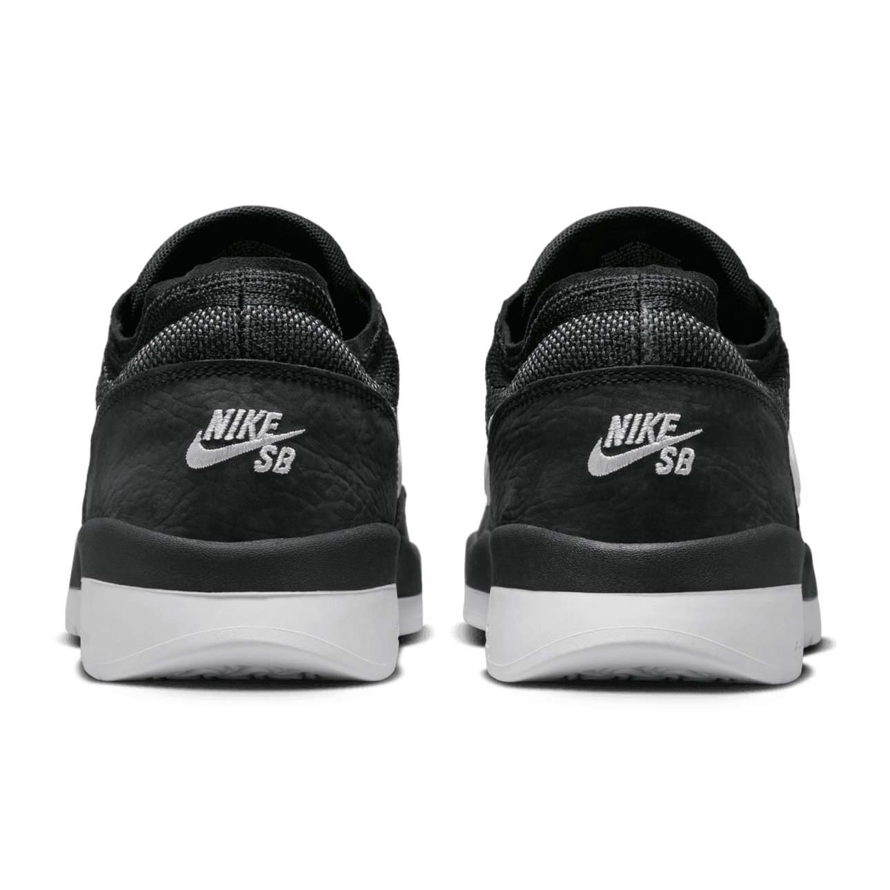 Black/White PS8 Nike SB Skate Shoe Back