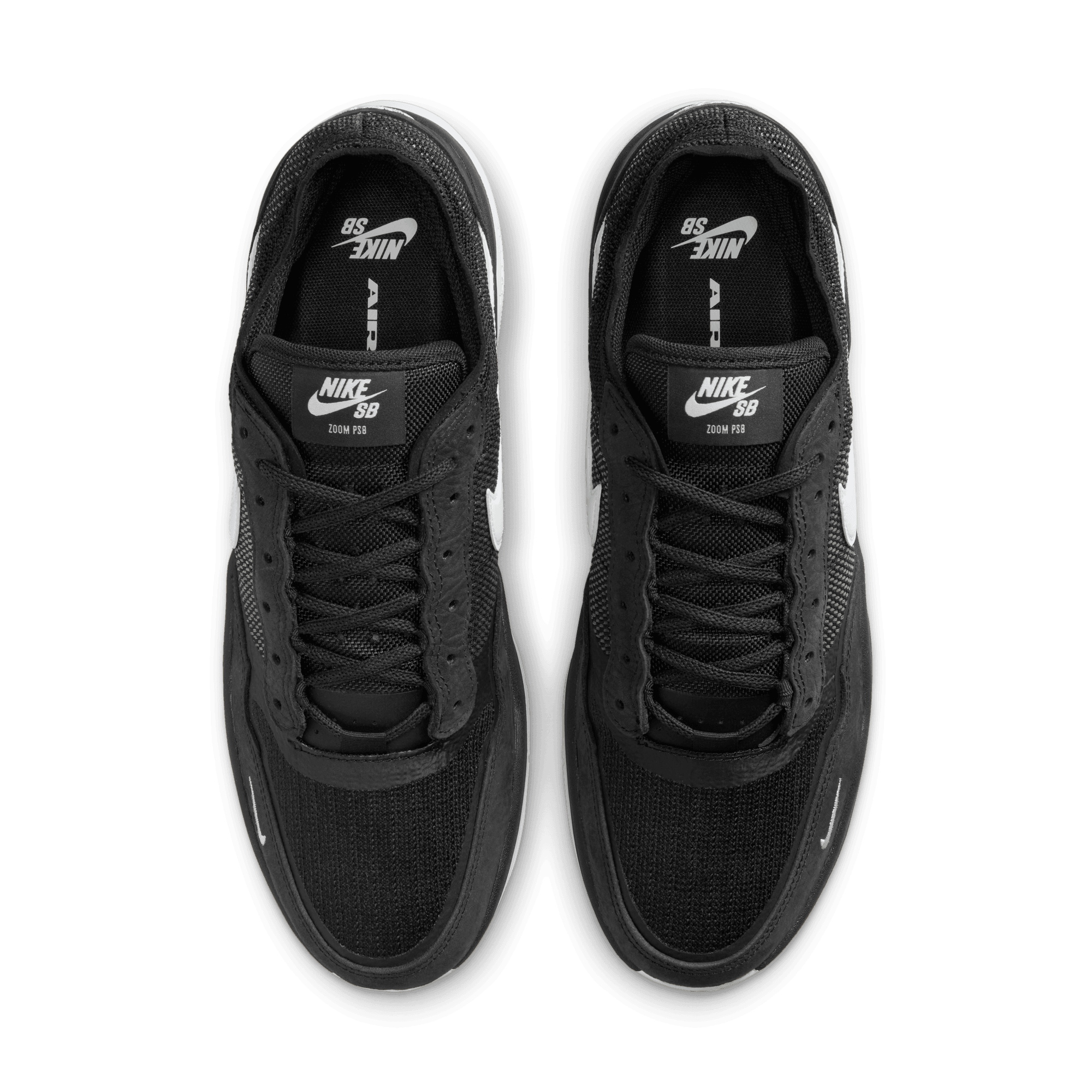 Black/White PS8 Nike SB Skate Shoe Top