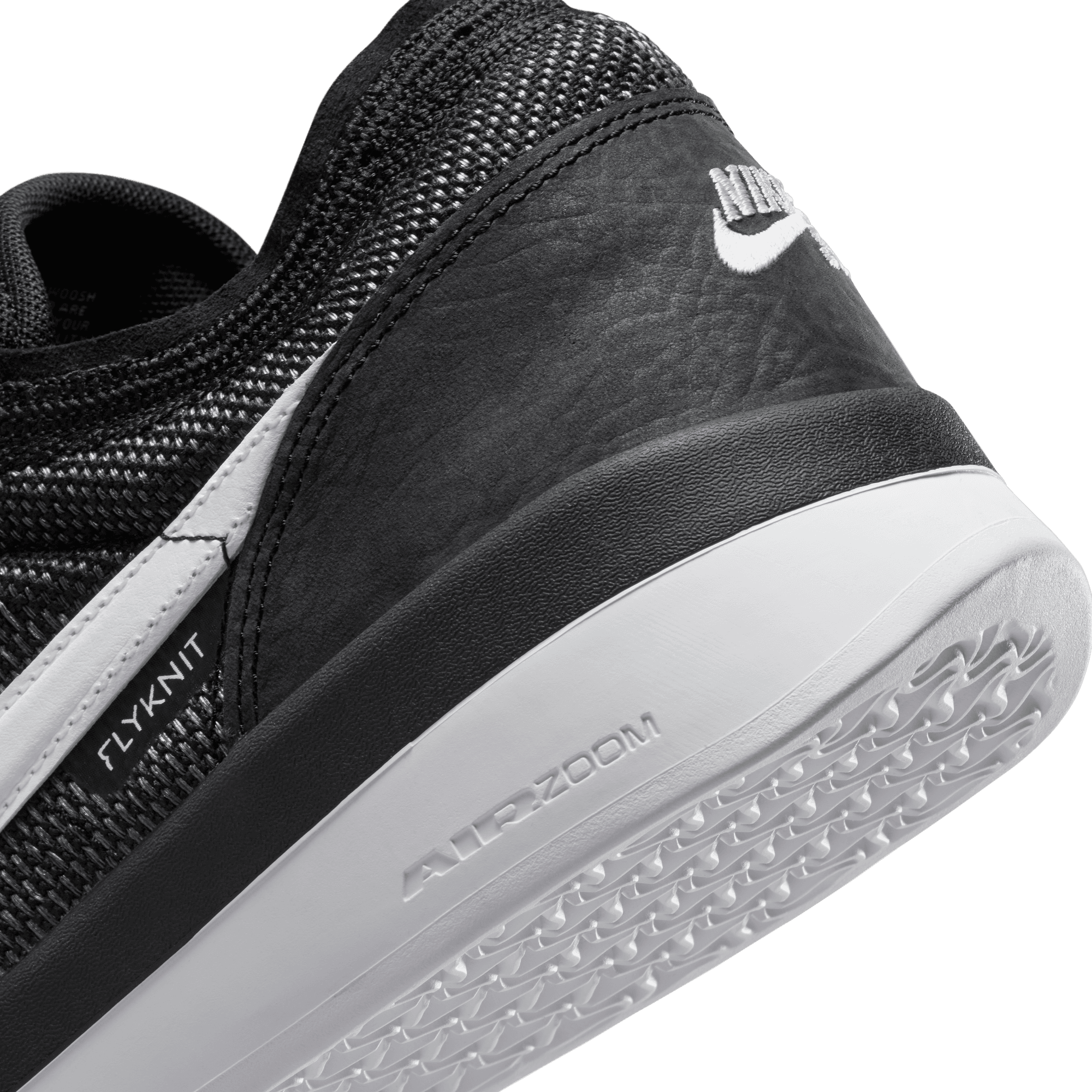 Black/White PS8 Nike SB Skate Shoe Detail