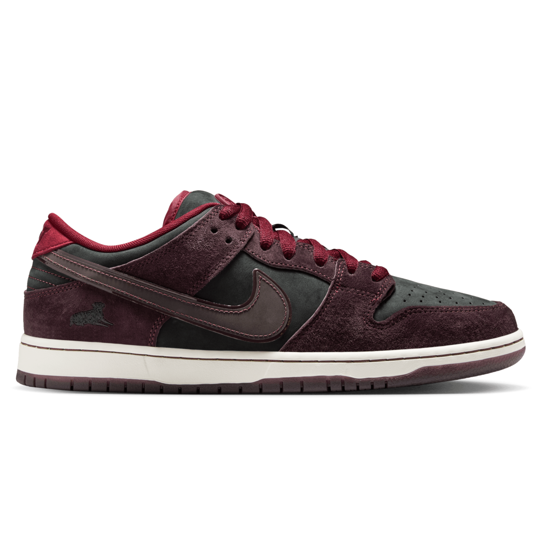 Nike SB x Riot Skate Shop Dunk Low Pro QS Skateboard Shoe - Mahogany/D