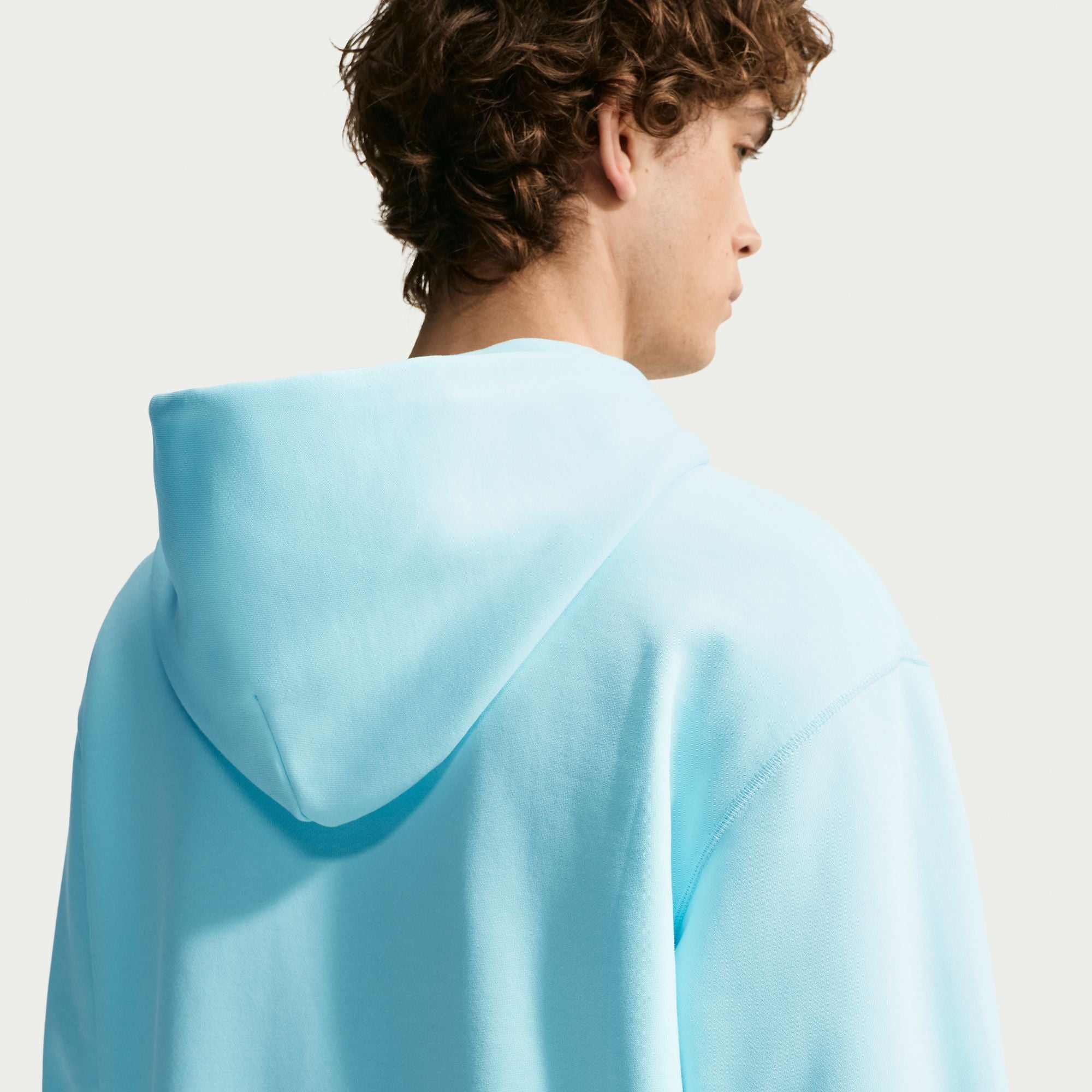 Glacier Blue Nike SB Zip Up Hoodie Detail