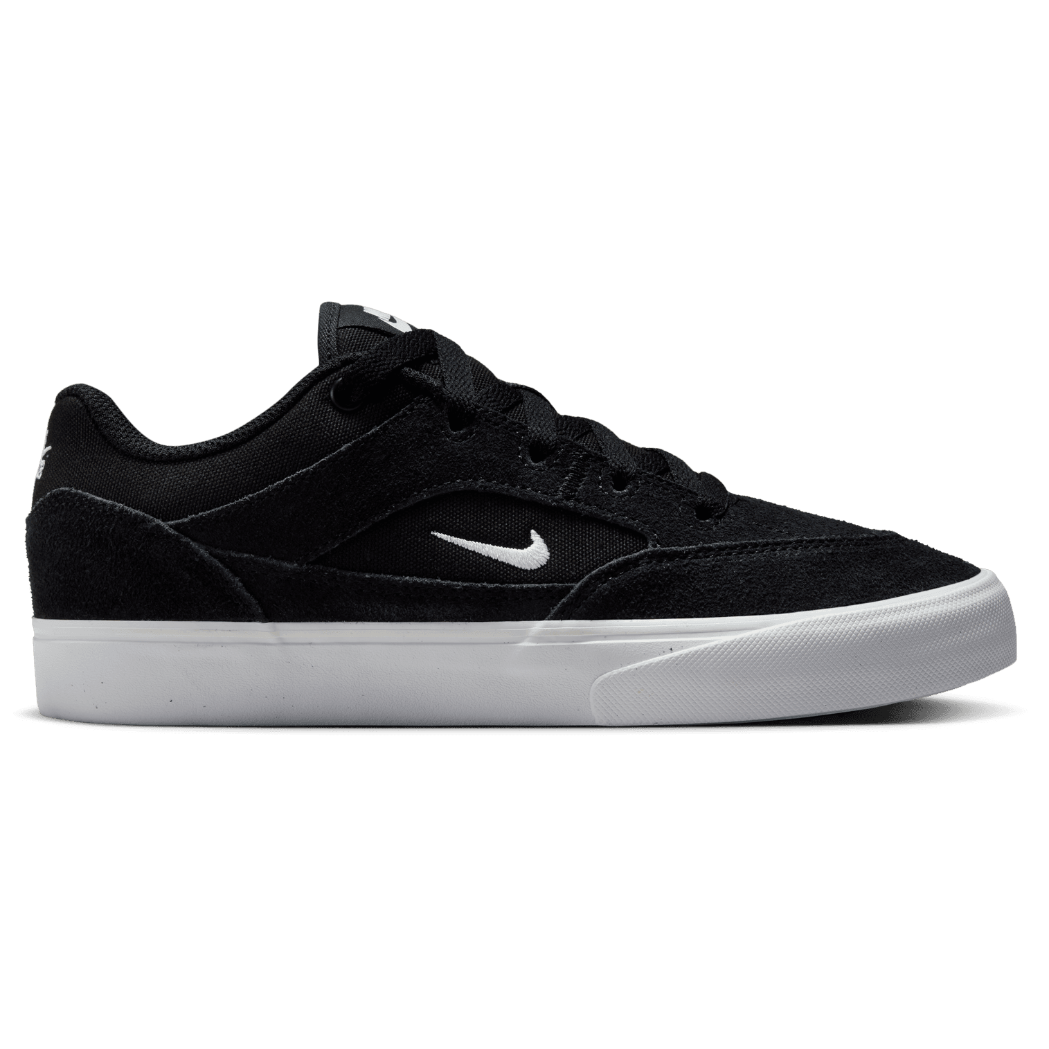 Big Kids Black/White Malor Nike SB Skate Shoe