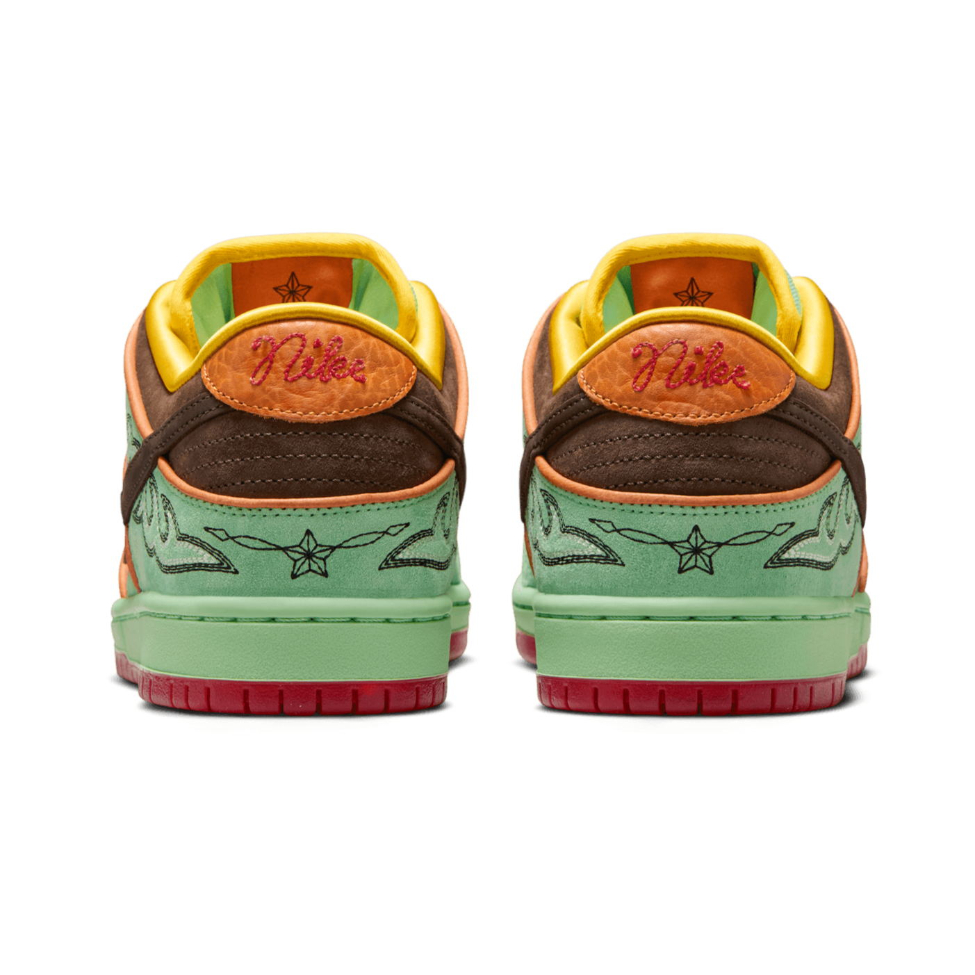 Rodeo Nike SB Dunk Low Skate Shoe Back