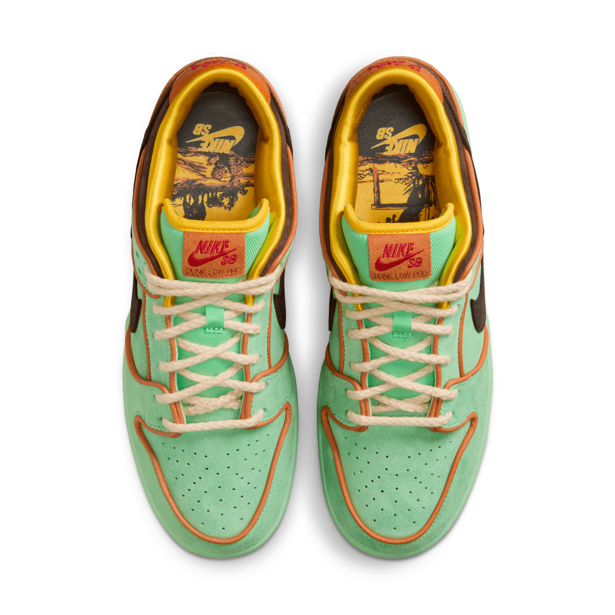 Rodeo Nike SB Dunk Low Skate Shoe Top