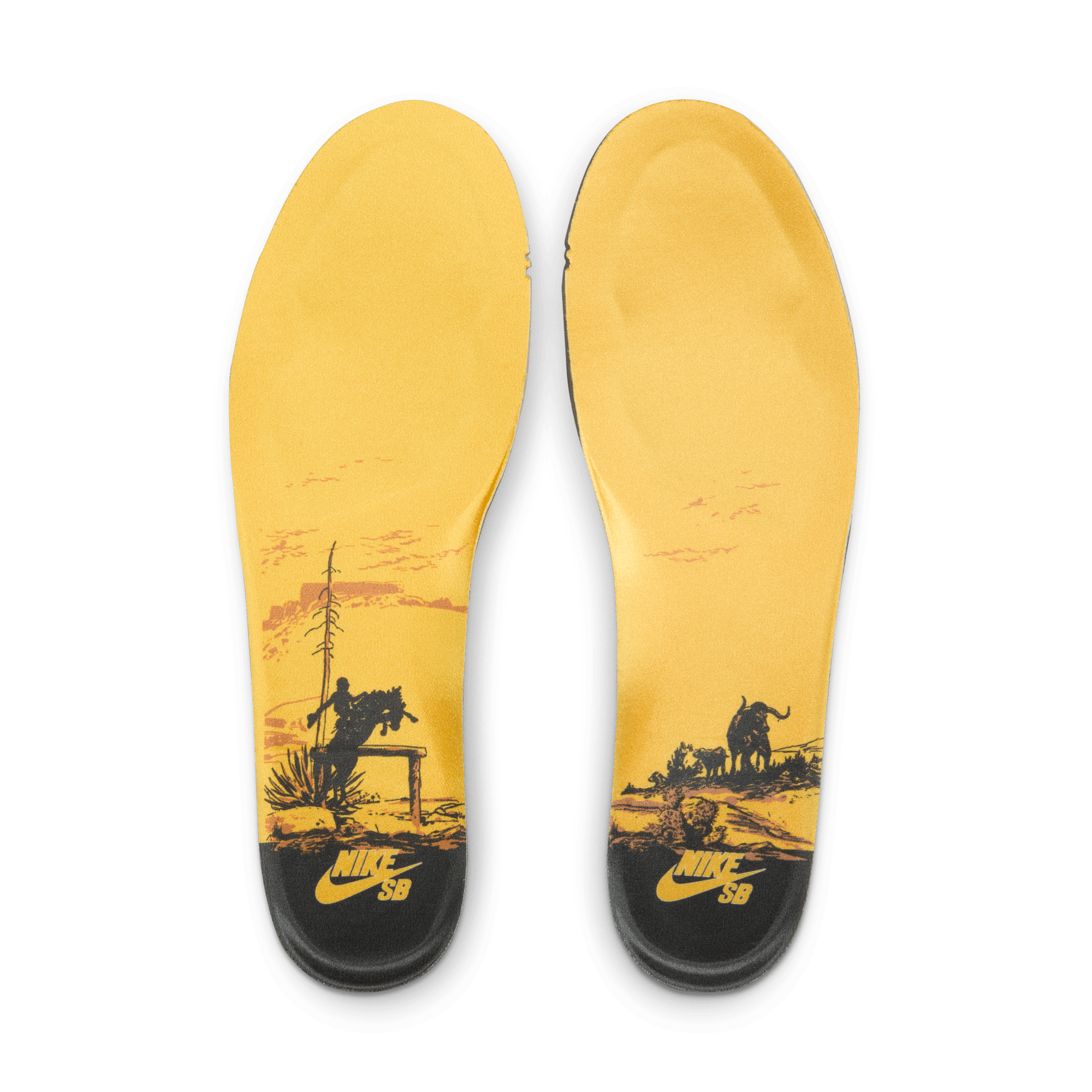 Rodeo Nike SB Dunk Low Skate Shoe Detail Insoles