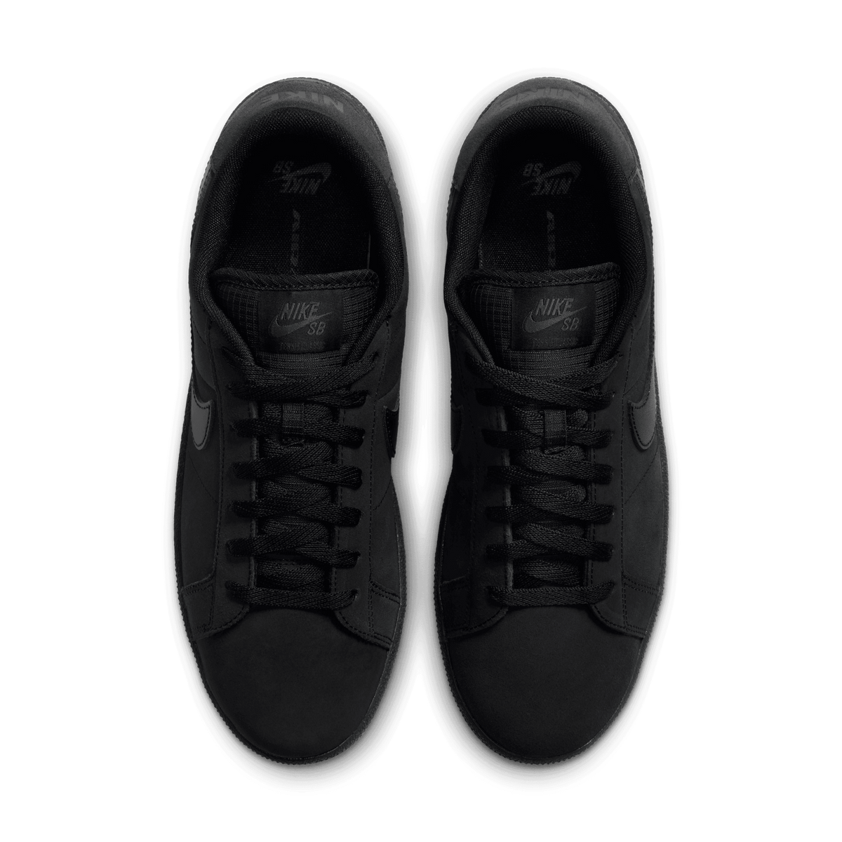 Black/Black Tennis Classic Nike SB Skate Shoe Top