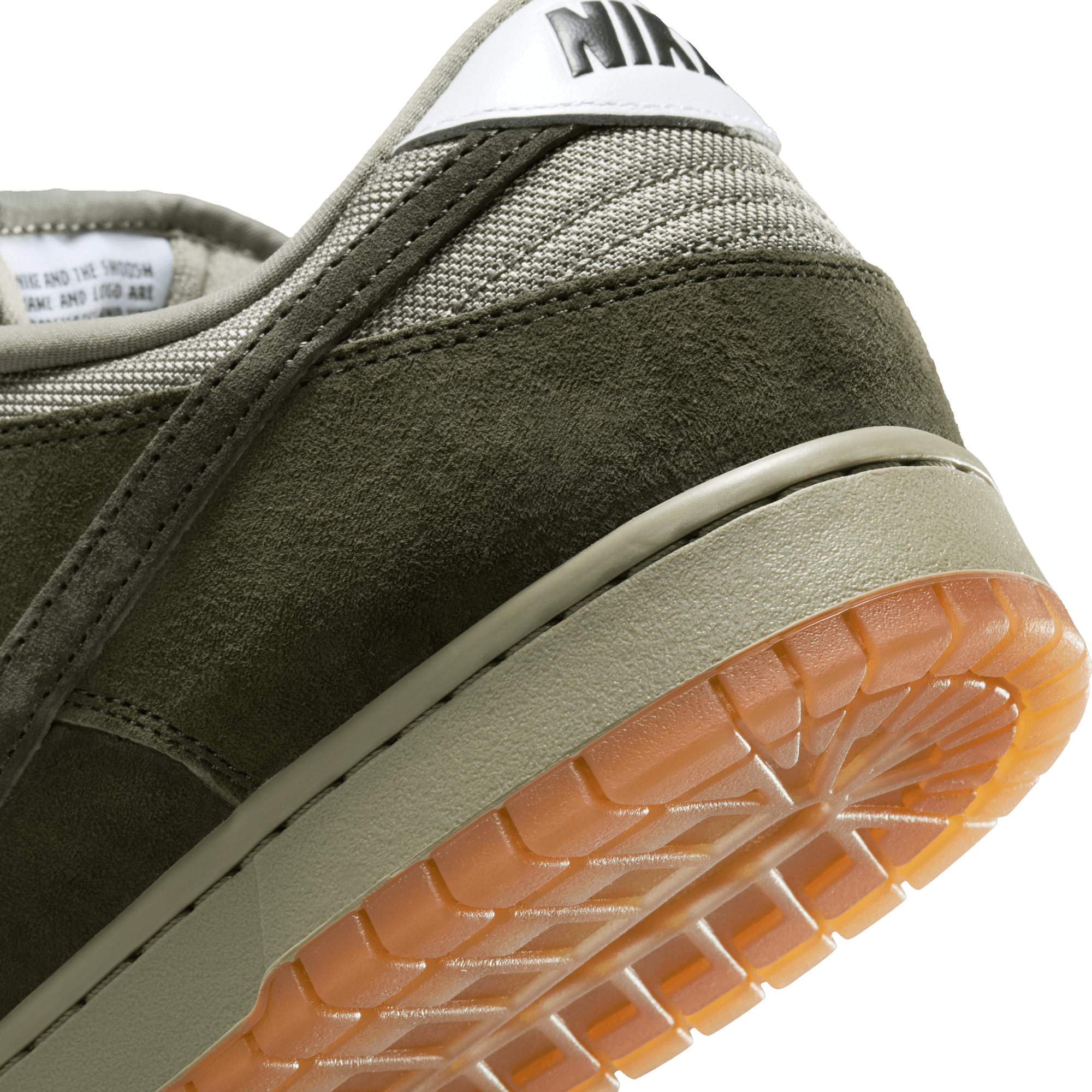 Sequoia Pro B Nike SB Dunk Low Skate Shoe Detail