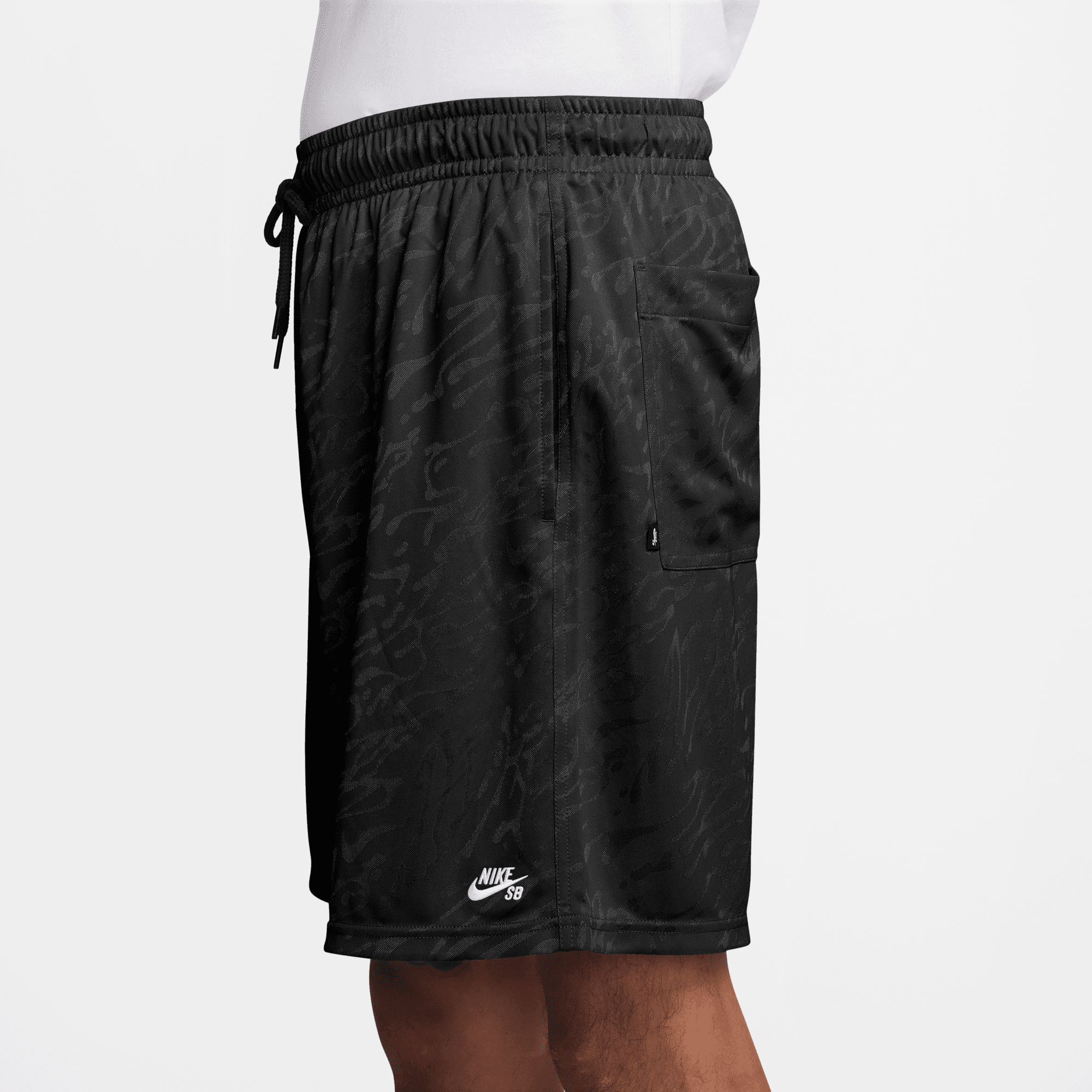 Black/White DRI-FIT Nike SB Shorts