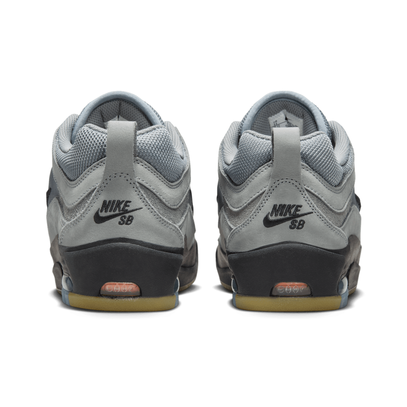 Cool Grey Wair Max 2 Nike SB ISO Skate Shoe Back