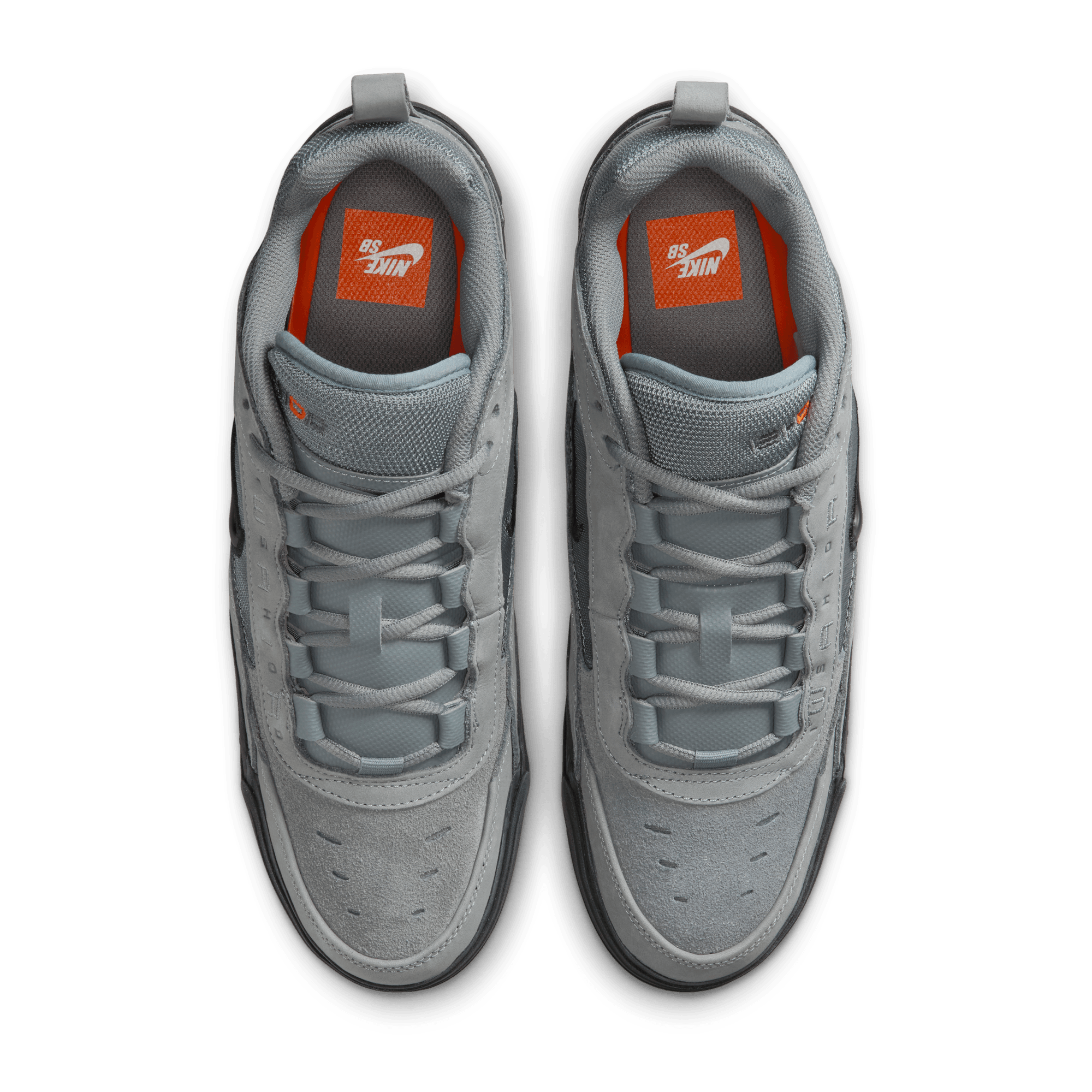 Cool Grey Wair Max 2 Nike SB ISO Skate Shoe Top