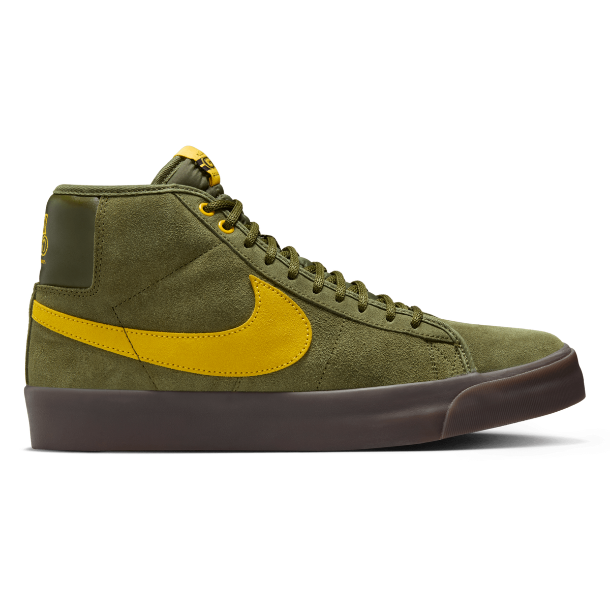 Nike SB x AntiHero Blazer Mid Skateboard Shoe - Rough Green 
