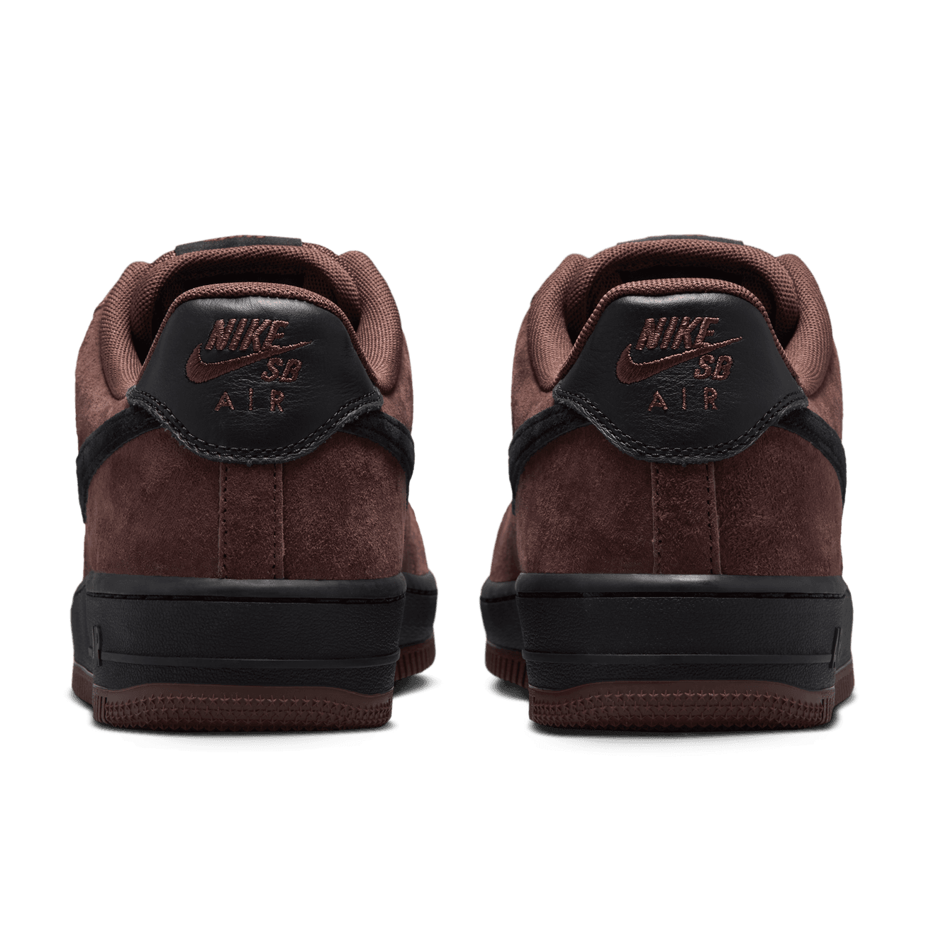 Lite Chocolate AF1 Nike SB Skate Shoe Back