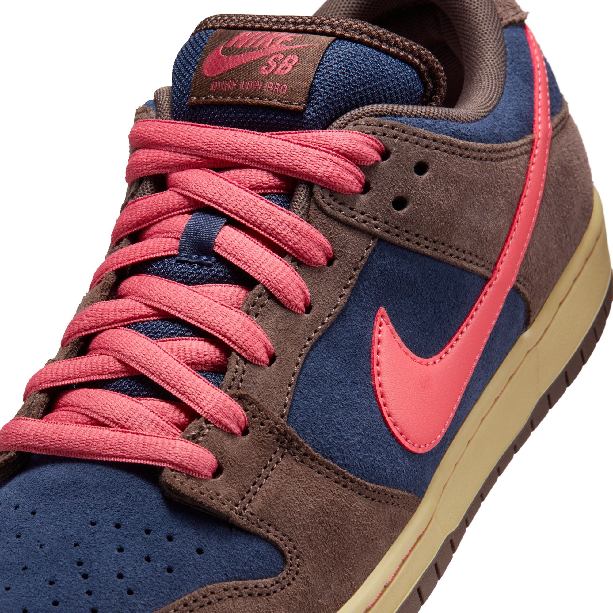 Baroque Brown Nike SB Dunk Low Pro Skate Shoe Detail