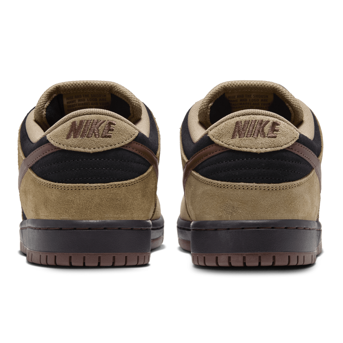 Light Chocolate Nike SB Dunk Low Pro Skate Shoe Back