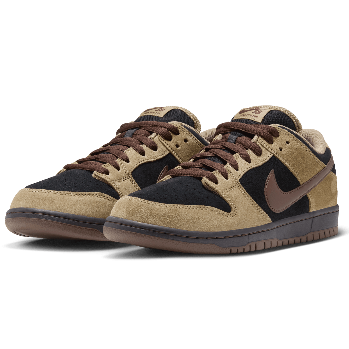 Light Chocolate Nike SB Dunk Low Pro Skate Shoe Front