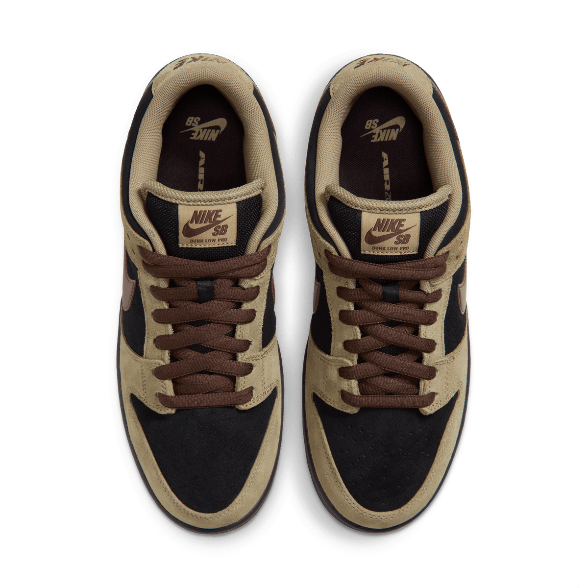 Light Chocolate Nike SB Dunk Low Pro Skate Shoe Top