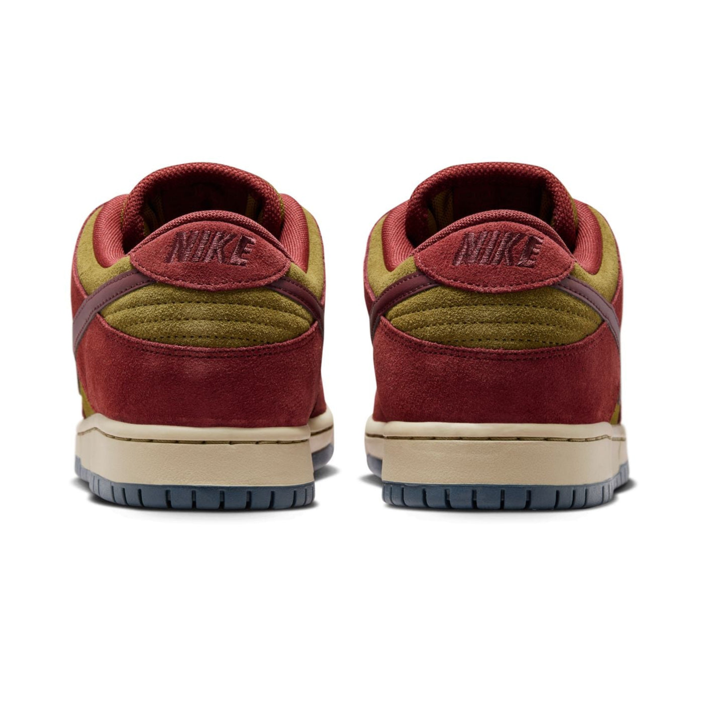 Dark Team Red Nike Sb Dunk Low Skate Shoe Back