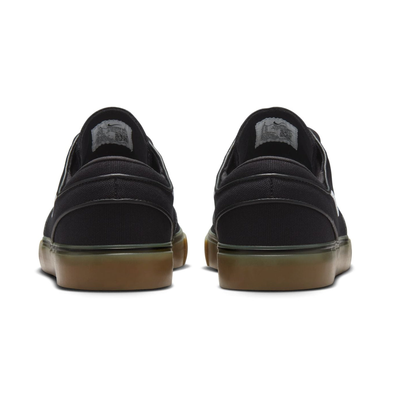 Black/White Canvas Janoski OG+ Nike SB Skate Shoe Back