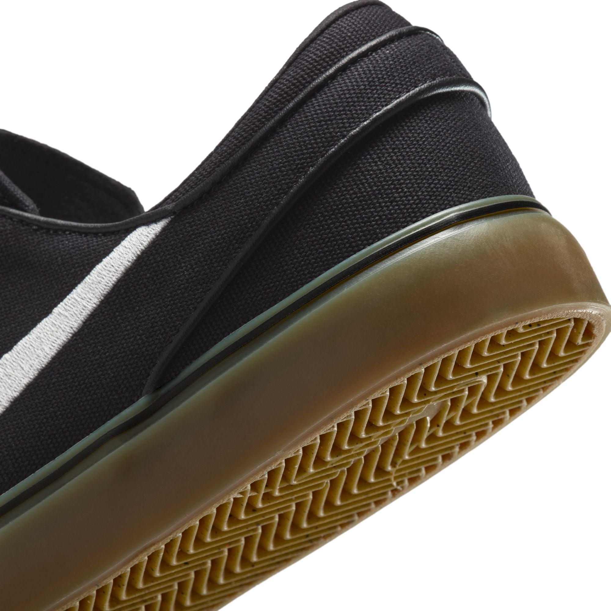 Black/White Canvas Janoski OG+ Nike SB Skate Shoe Detail