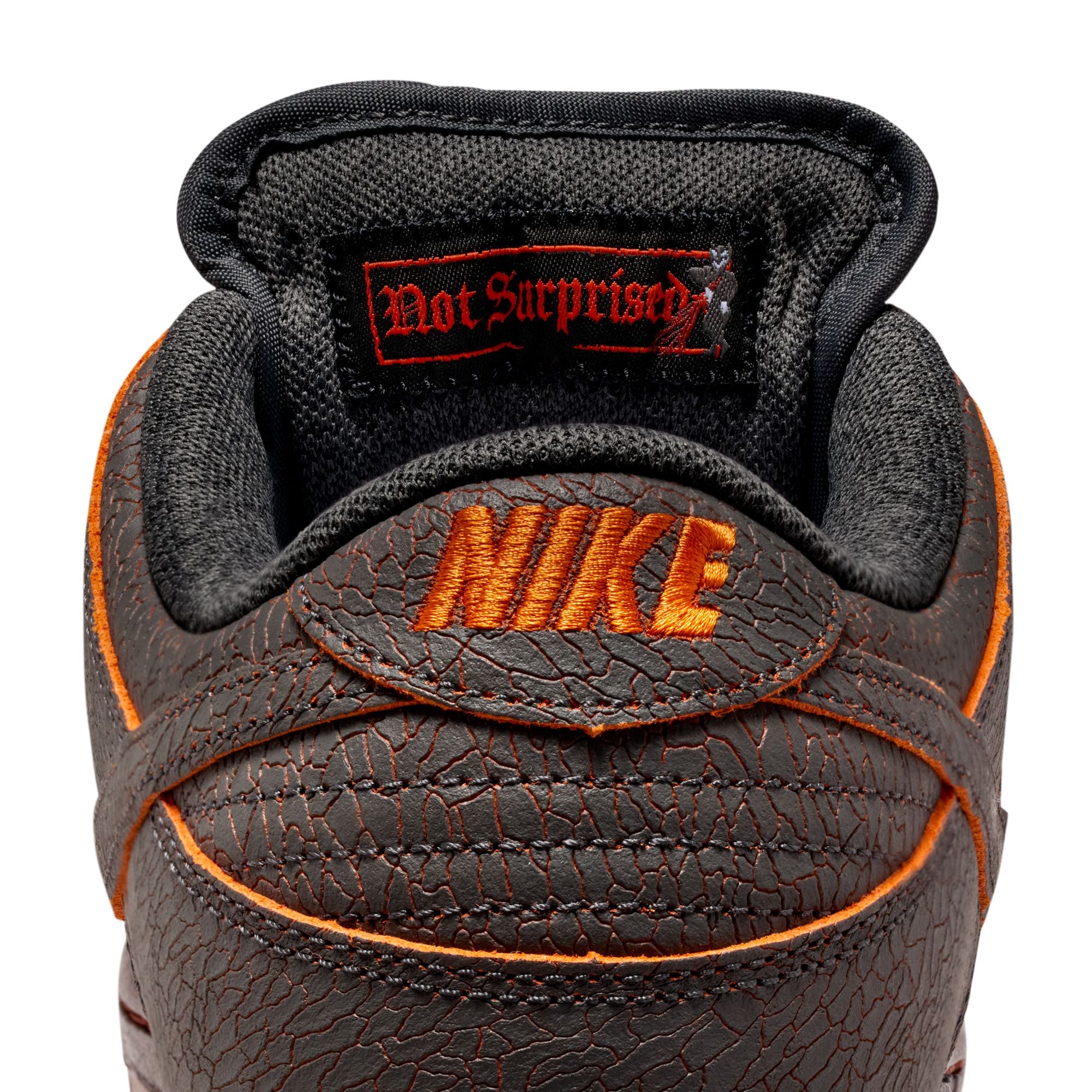 Nike SB Dunk Low Pro Premium Skateboard Shoe - Dark Smoke Grey/Campfire-Orange-Black(Krampus)